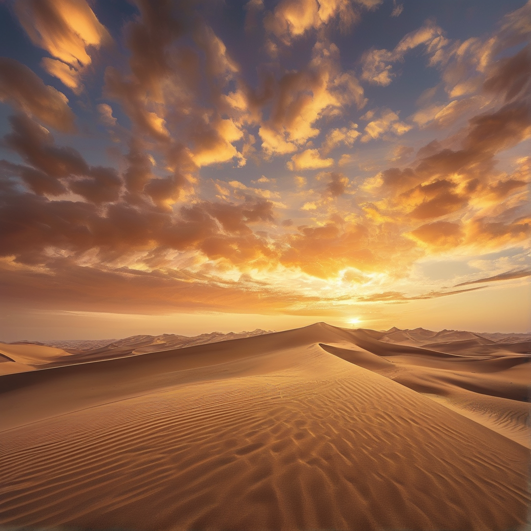 Desert Sunset Dunes