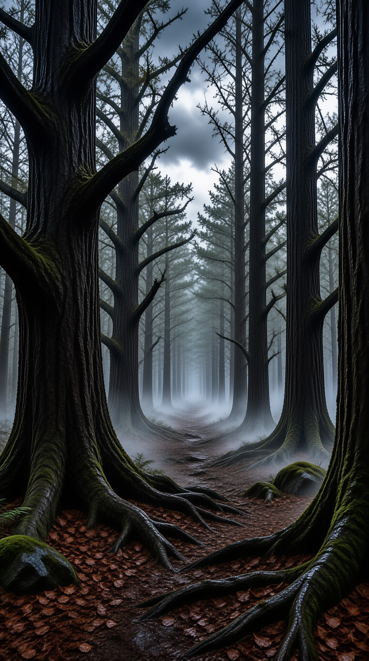 Misty Forest Pathway