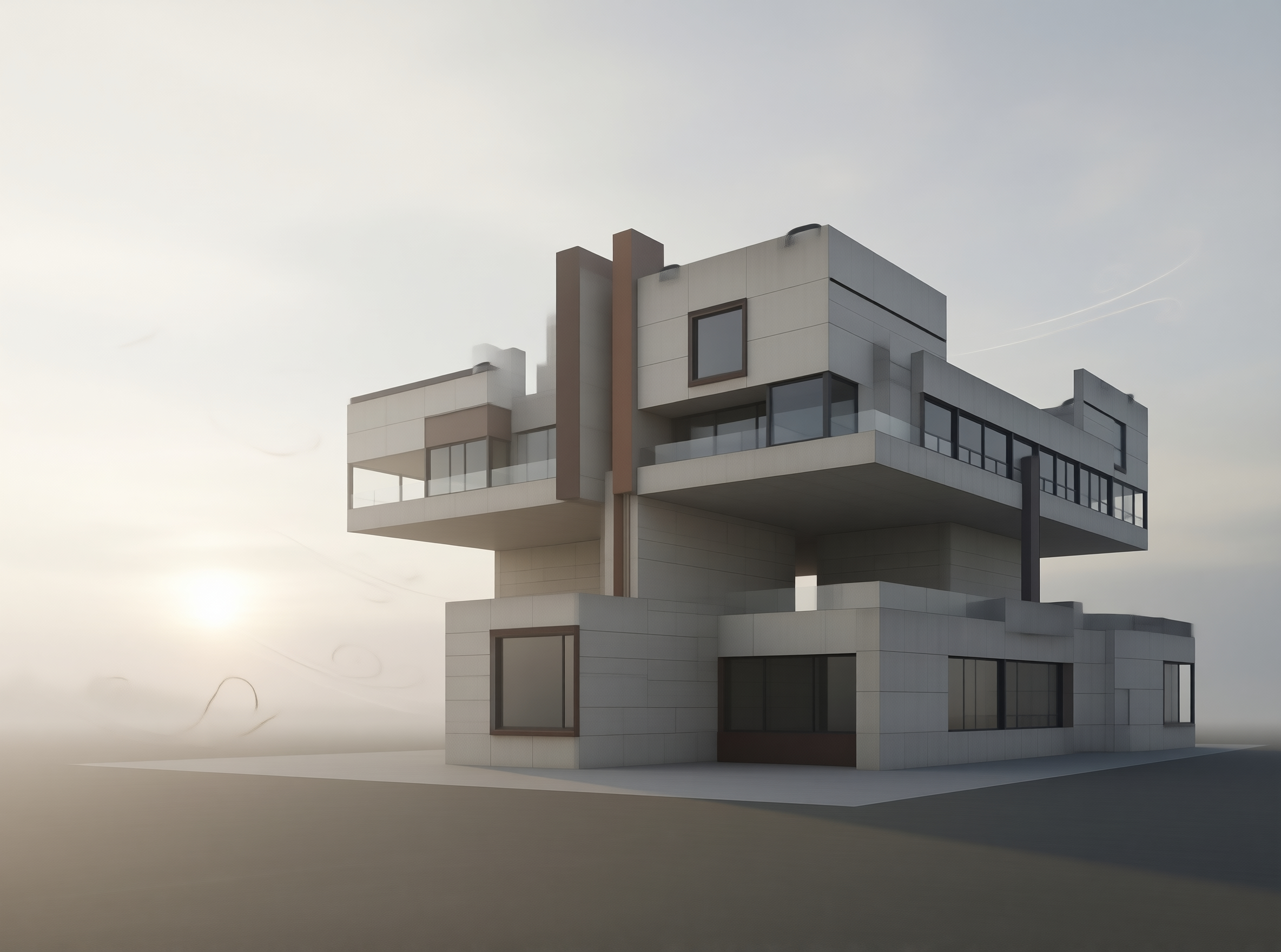 Modern Geometric House Design