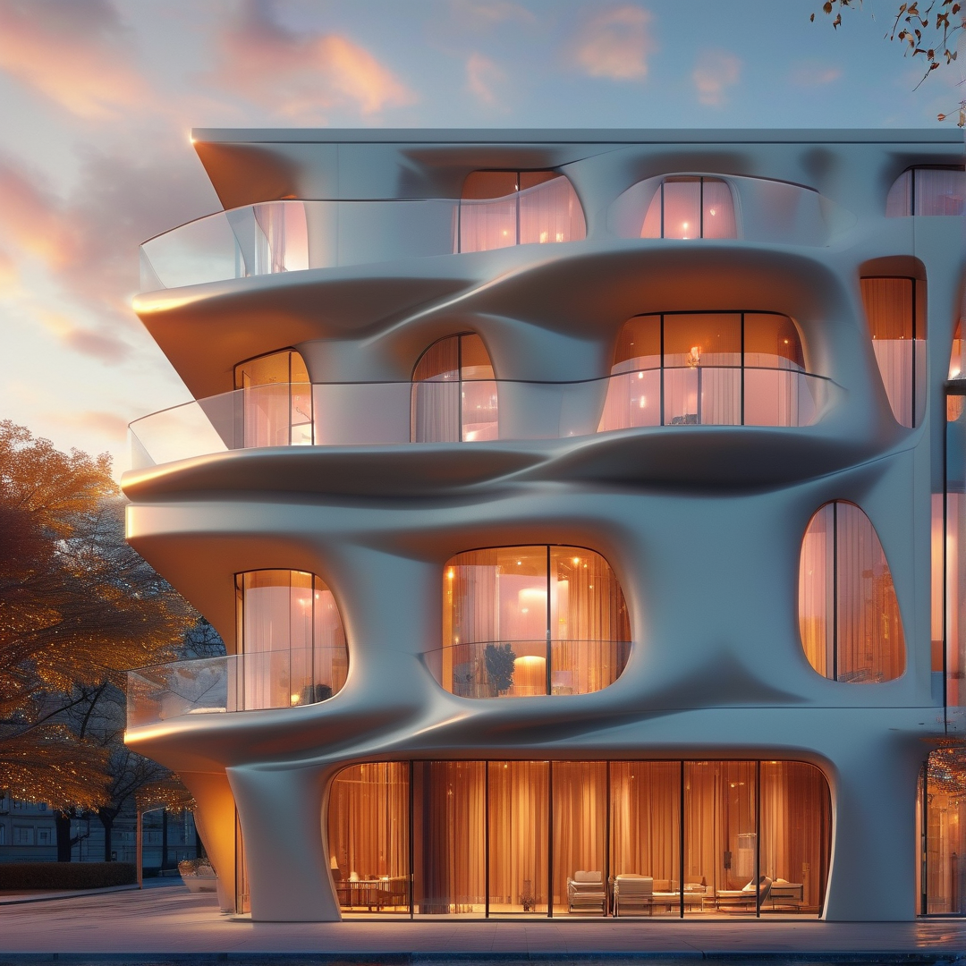 Futuristic Organic Building