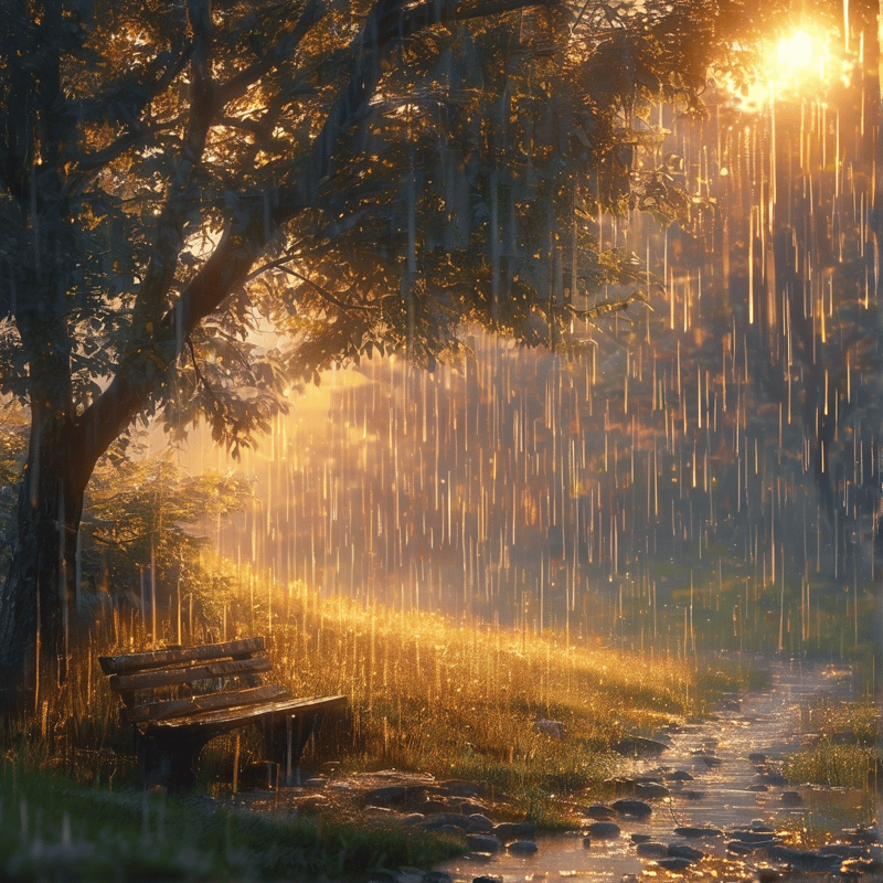 Sunlight Through Rain