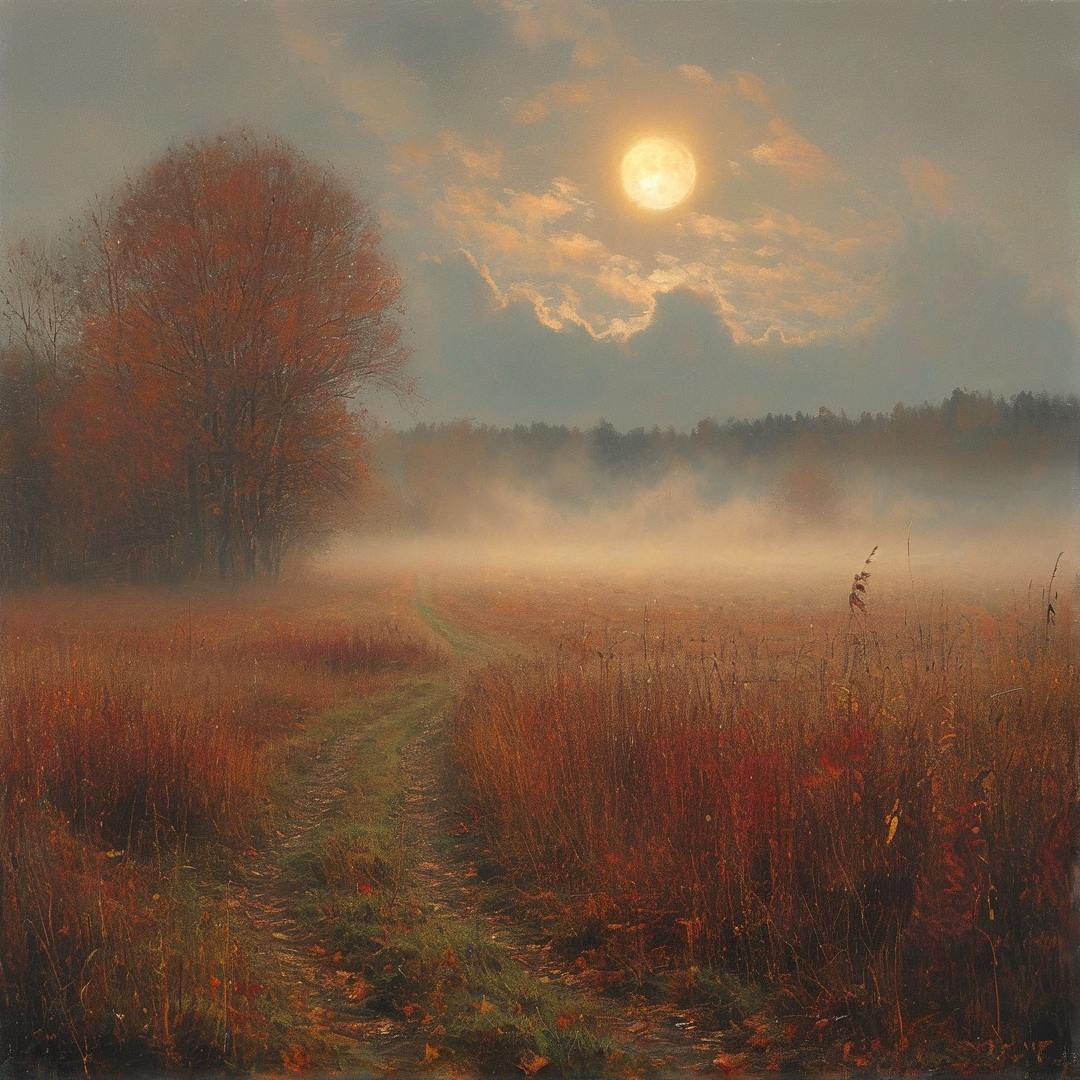 Misty Autumn Path