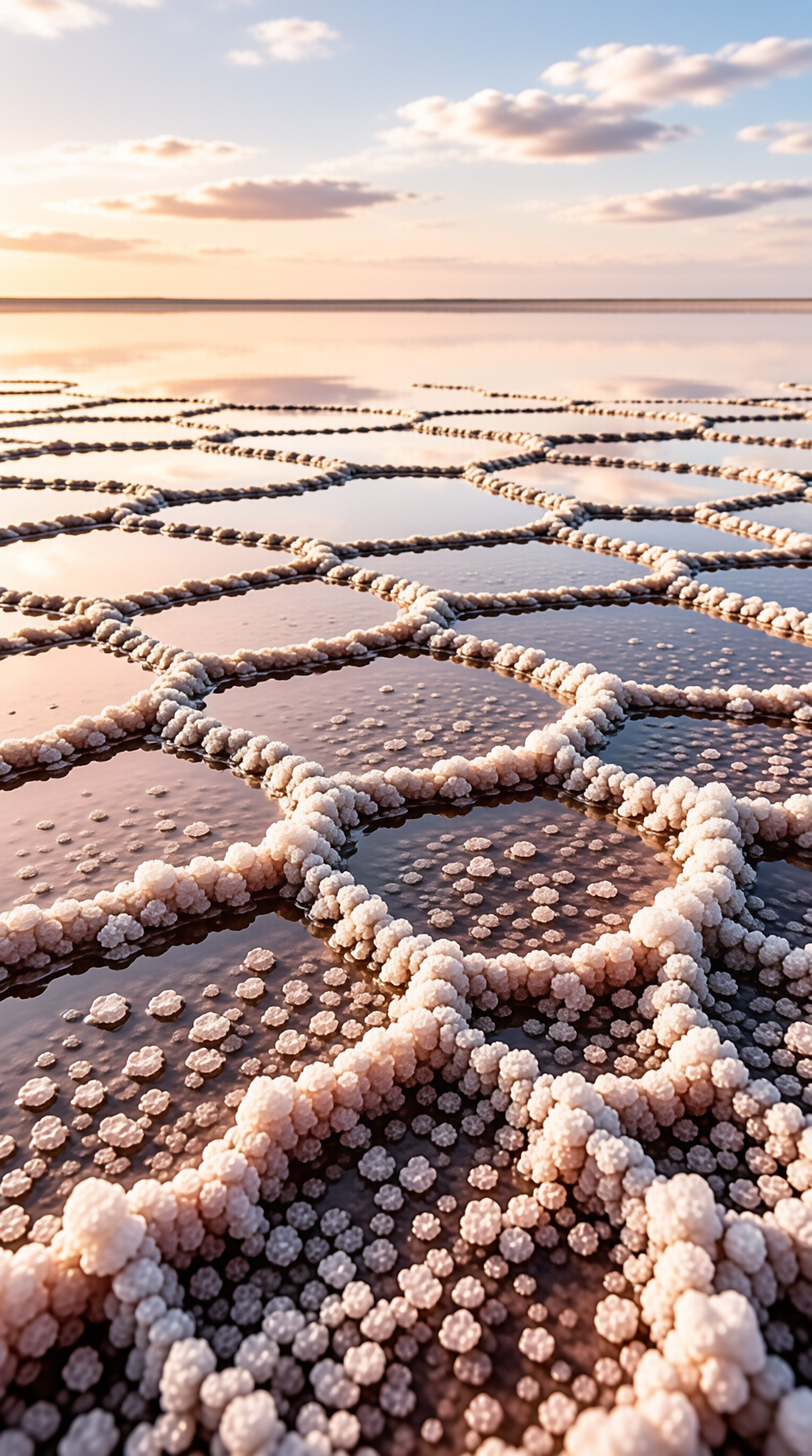 Hexagonal Salt Flat