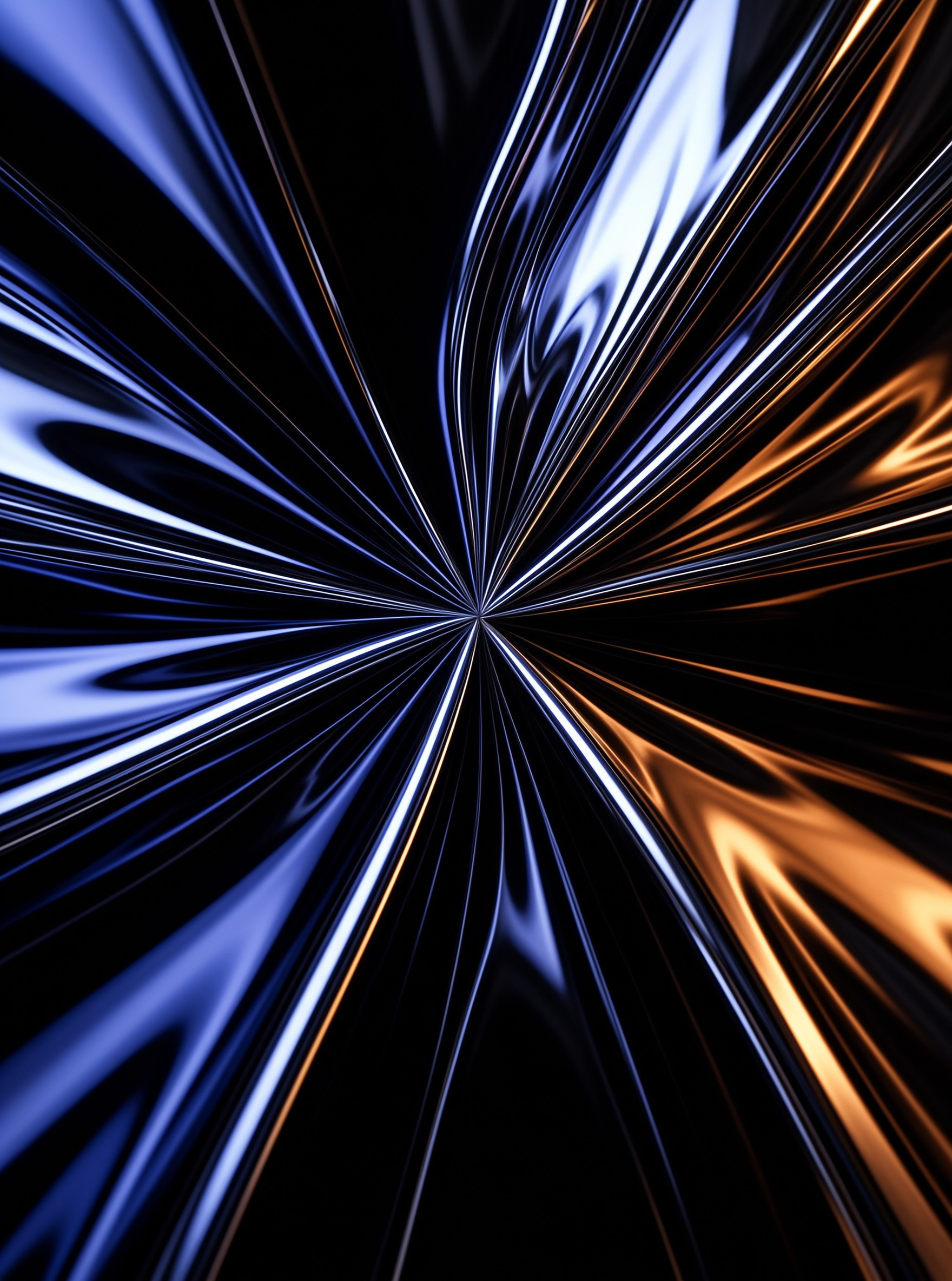 Abstract Radial Light Streaks