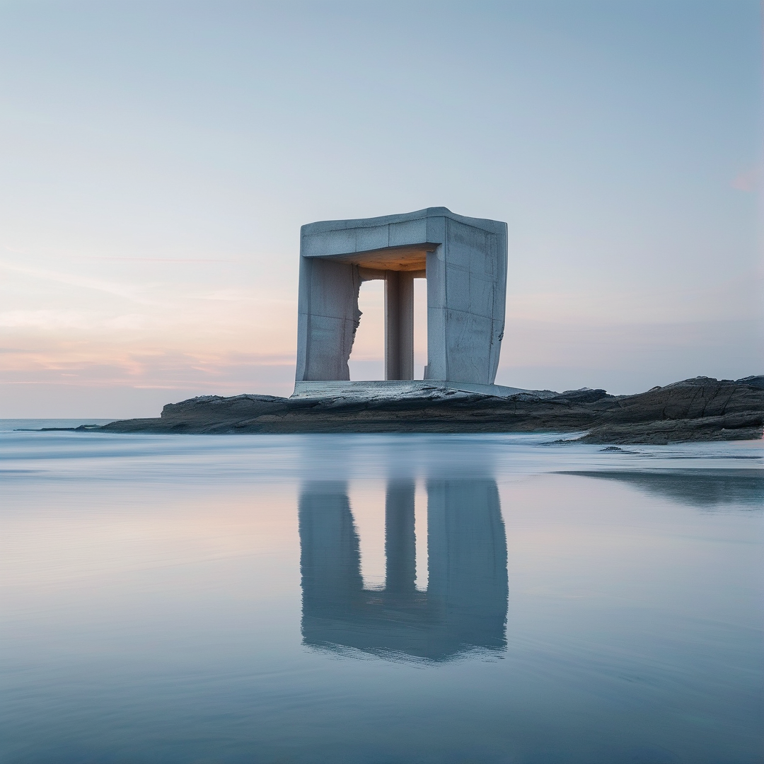 Concrete Arch on Seaside