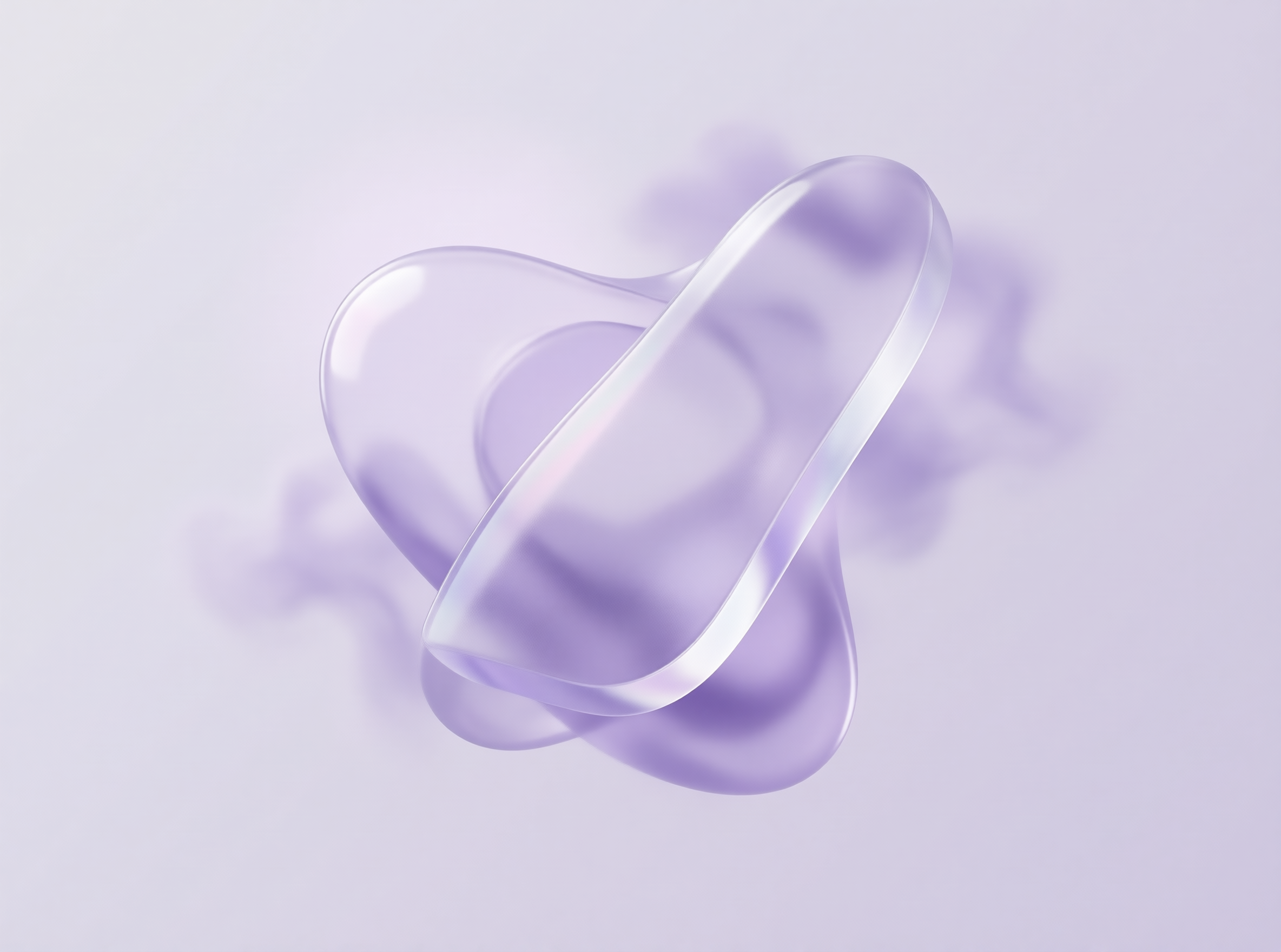 Abstract Lavender 3D Loop
