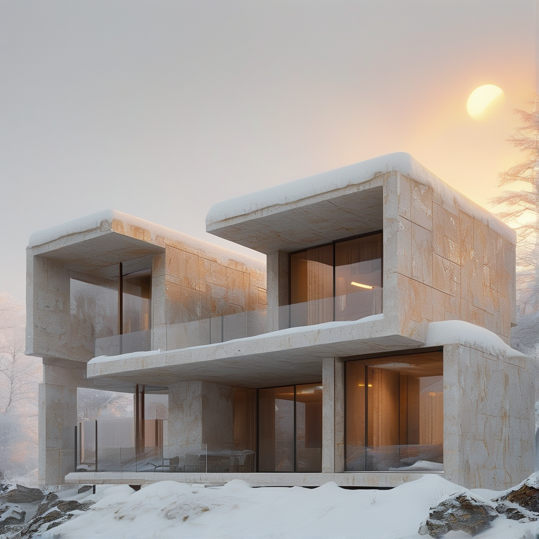 Modern Snow House