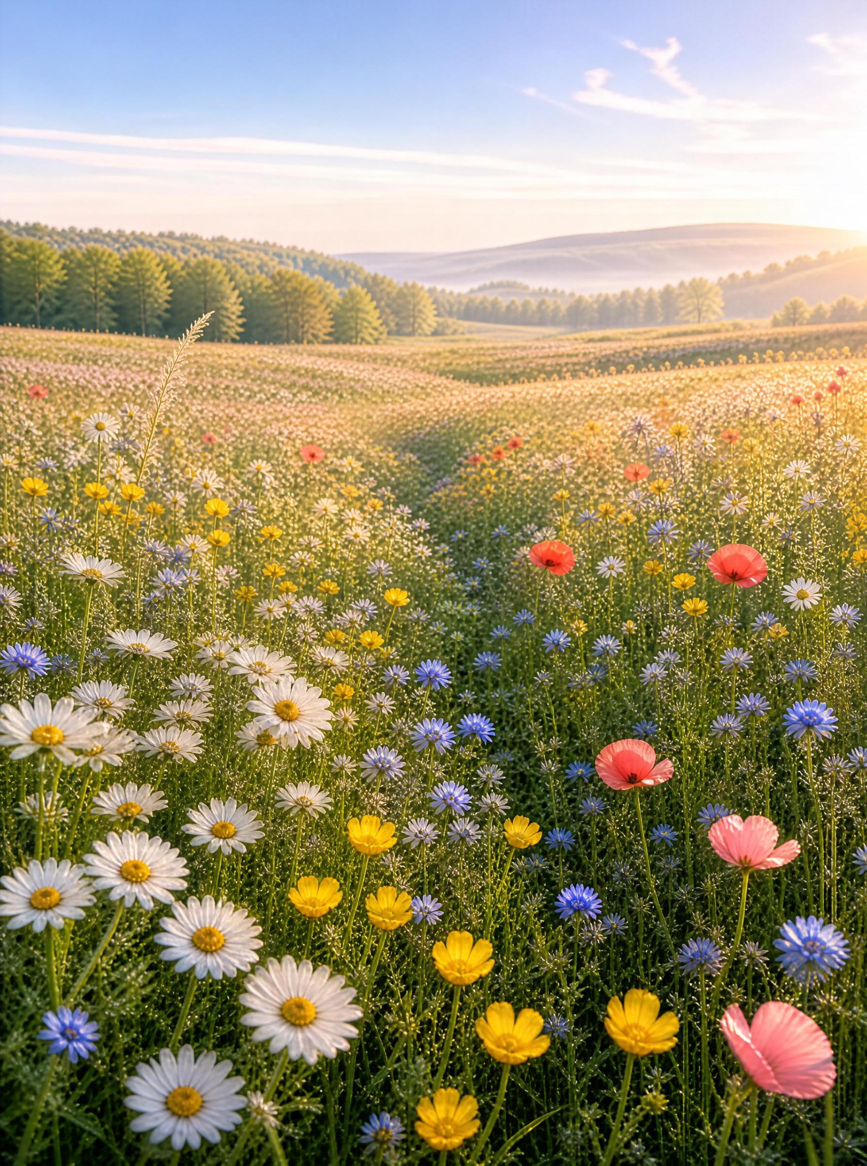 Vibrant Wildflower Meadow