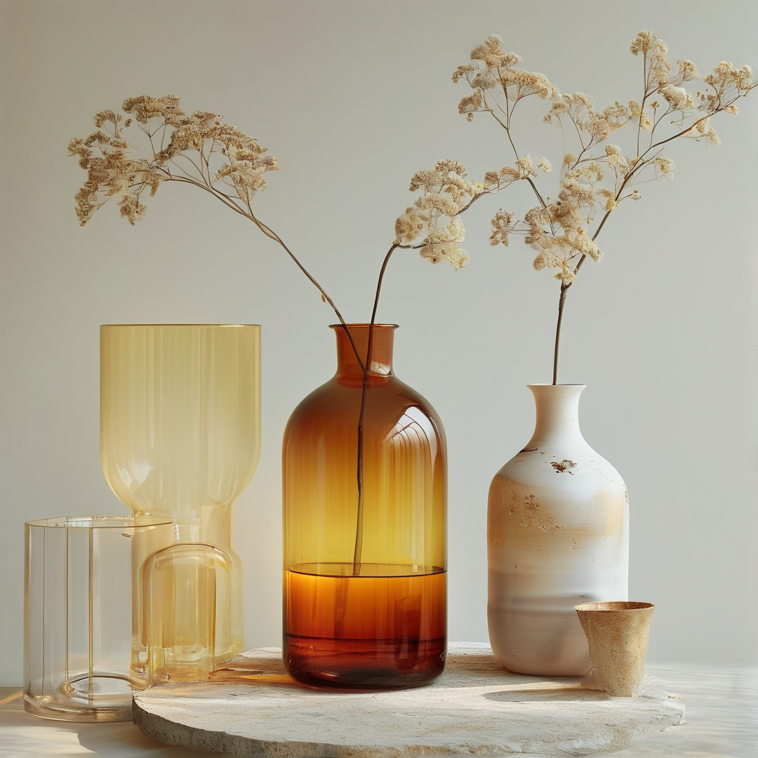 Still Life Vases and Flowers