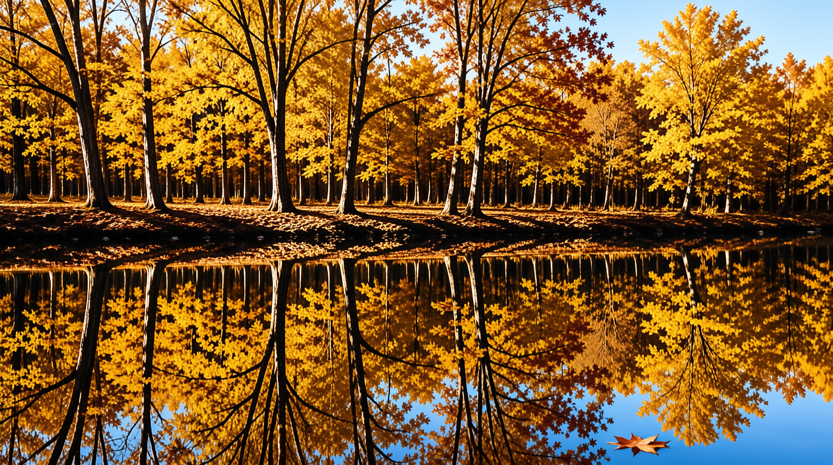 Autumn Forest Reflection