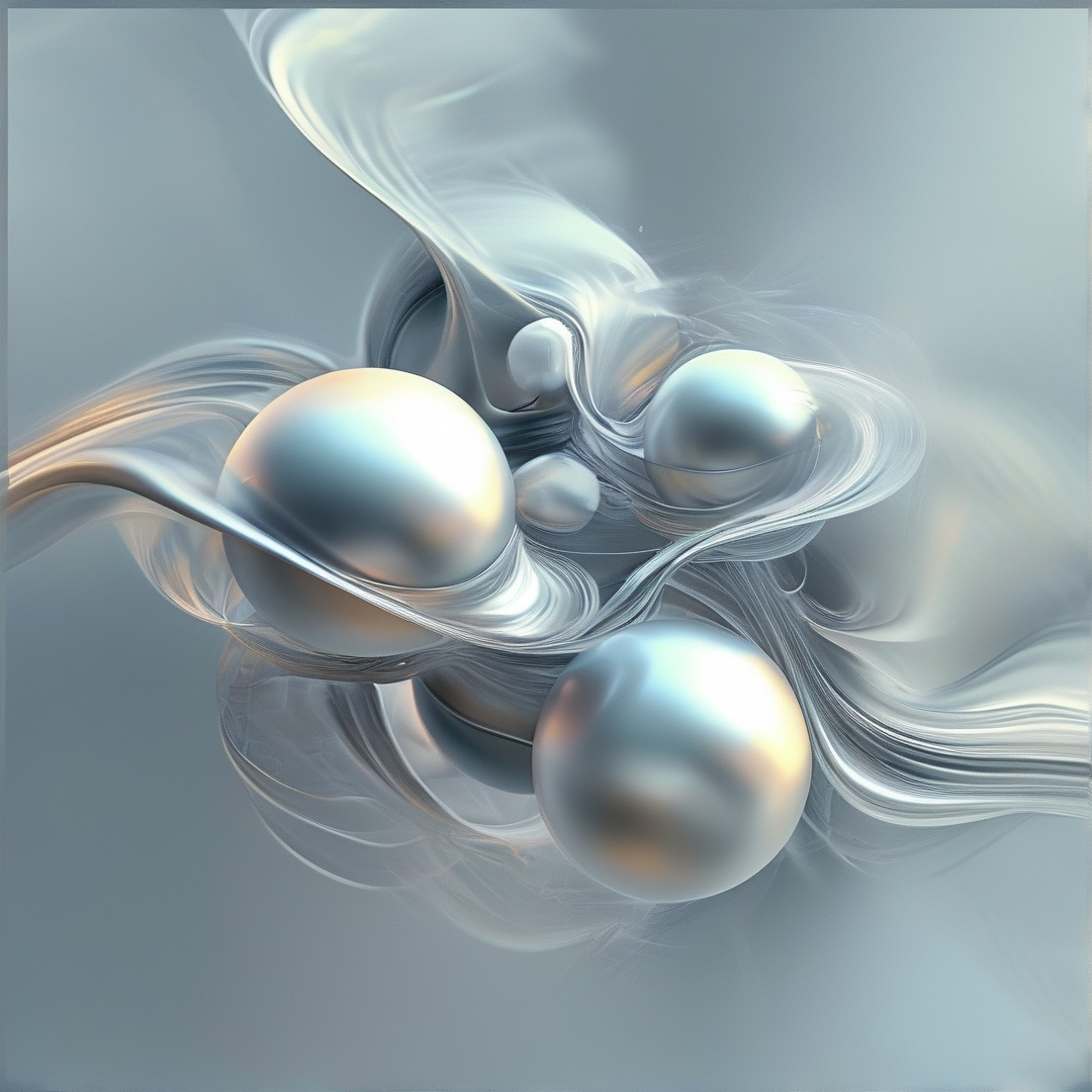 Abstract Metallic Flow