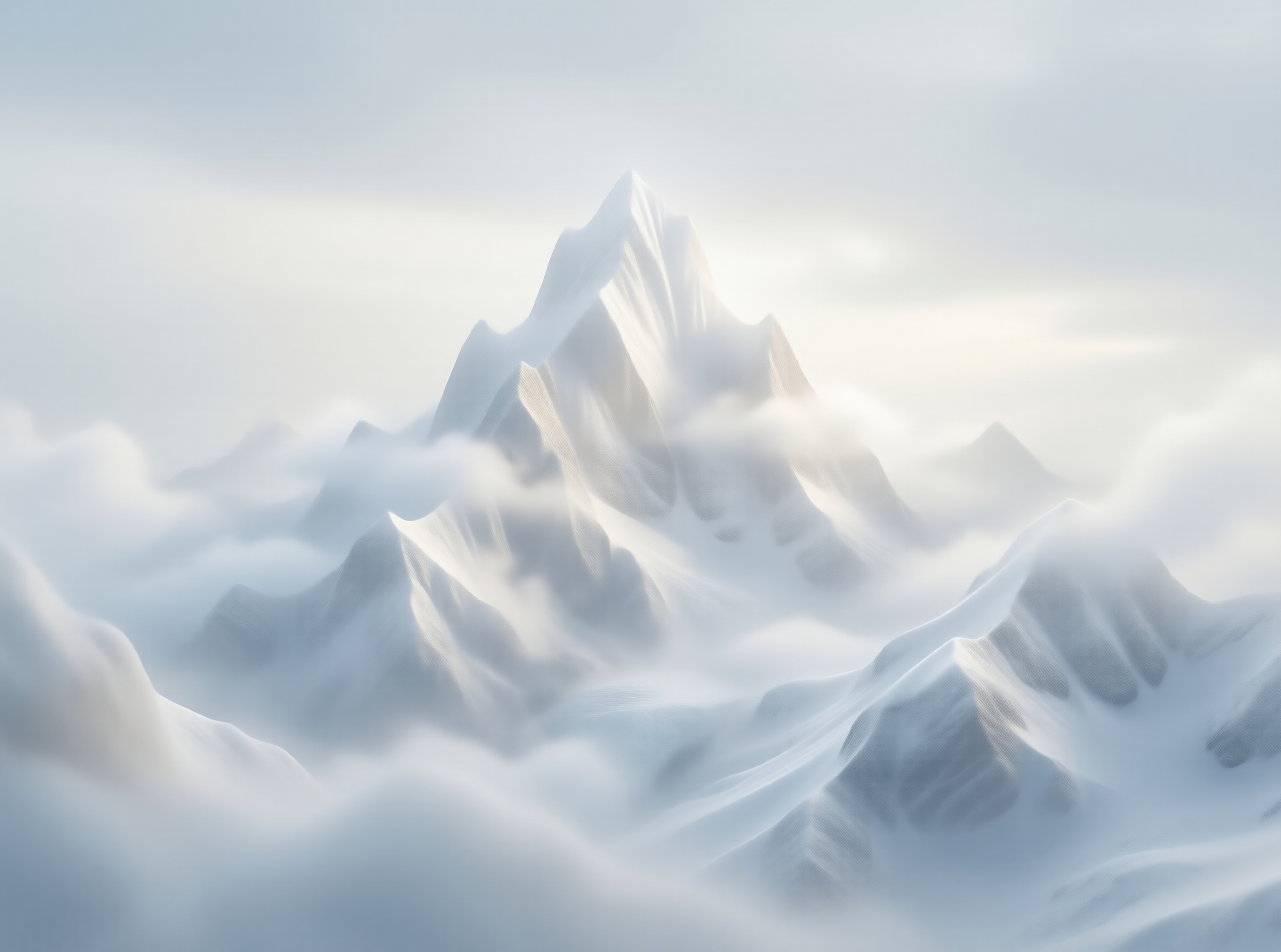 Ethereal Mountain Peaks
