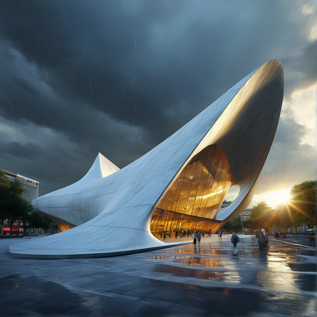 Futuristic Sculptural Architecture