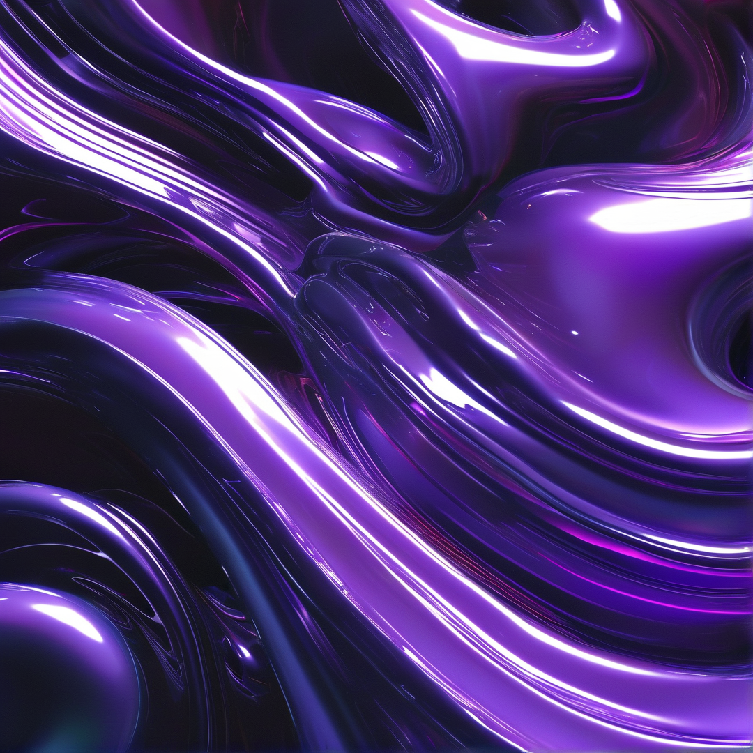 Purple Liquid Metal Texture