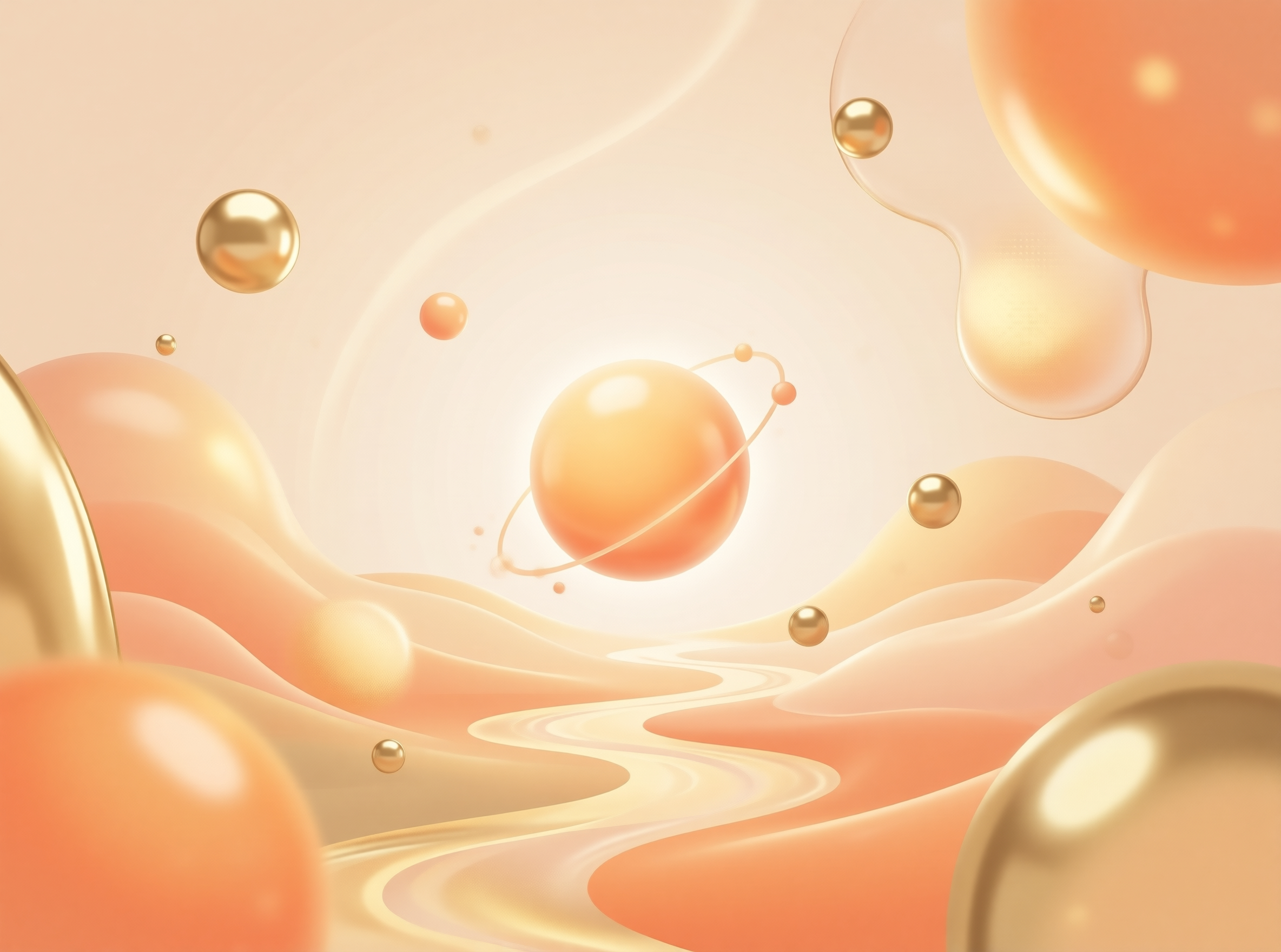 Golden Sphere Orbit - Soft Gradient Study