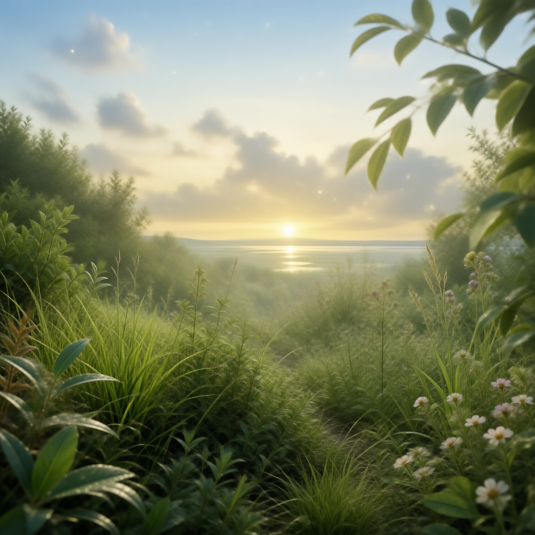 Serene Sunrise Landscape