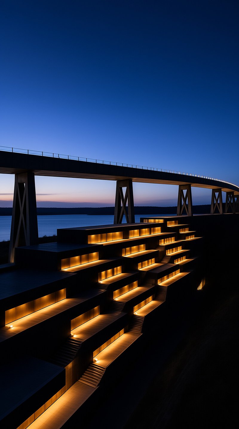 Outdoor Lakeside Step Theatre