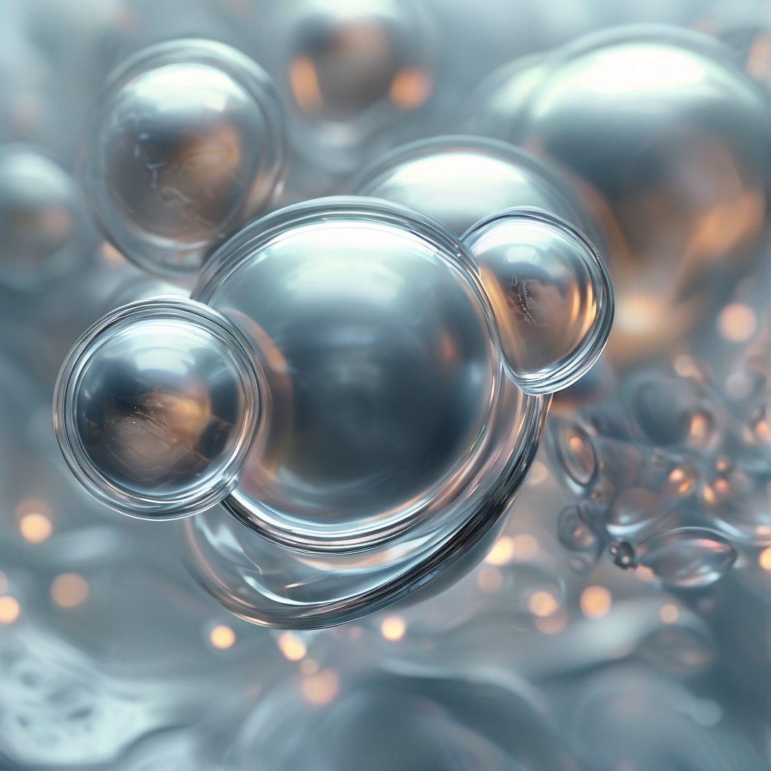 Interconnected Transparent Bubbles