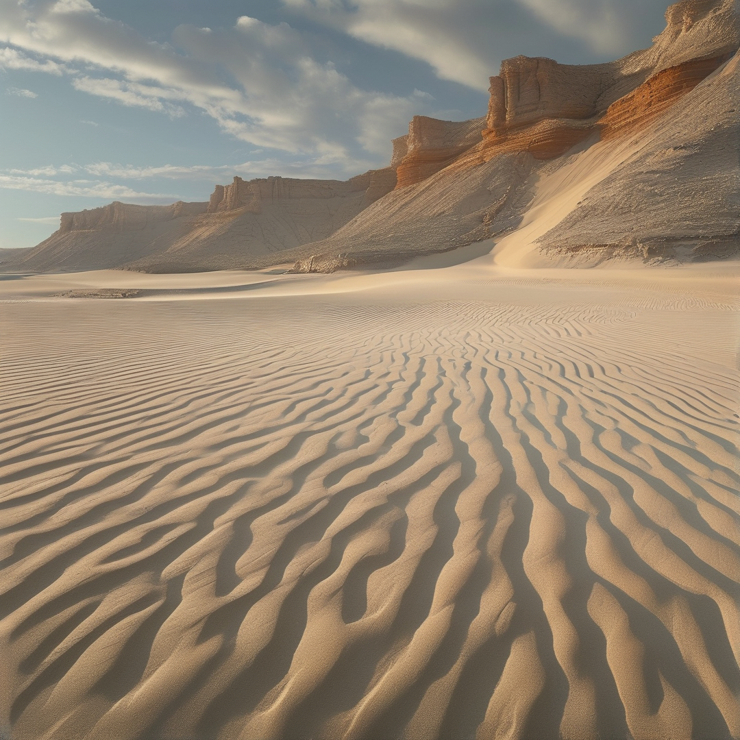 Desert Dunes and Cliffs
