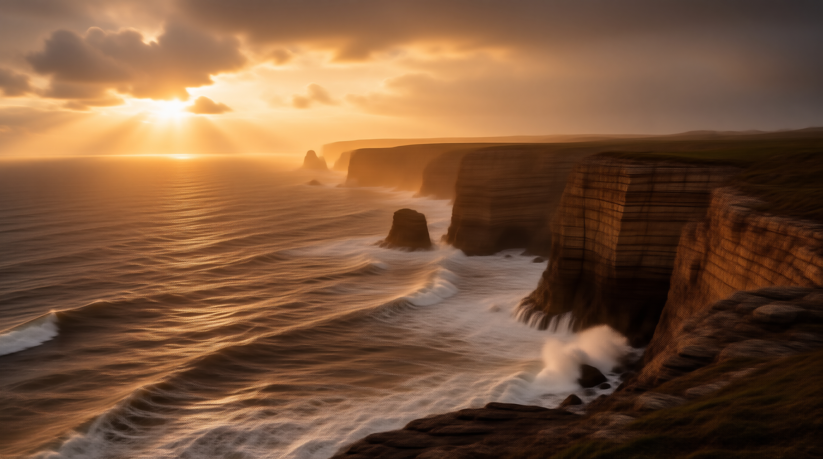Golden Sunset Cliffs