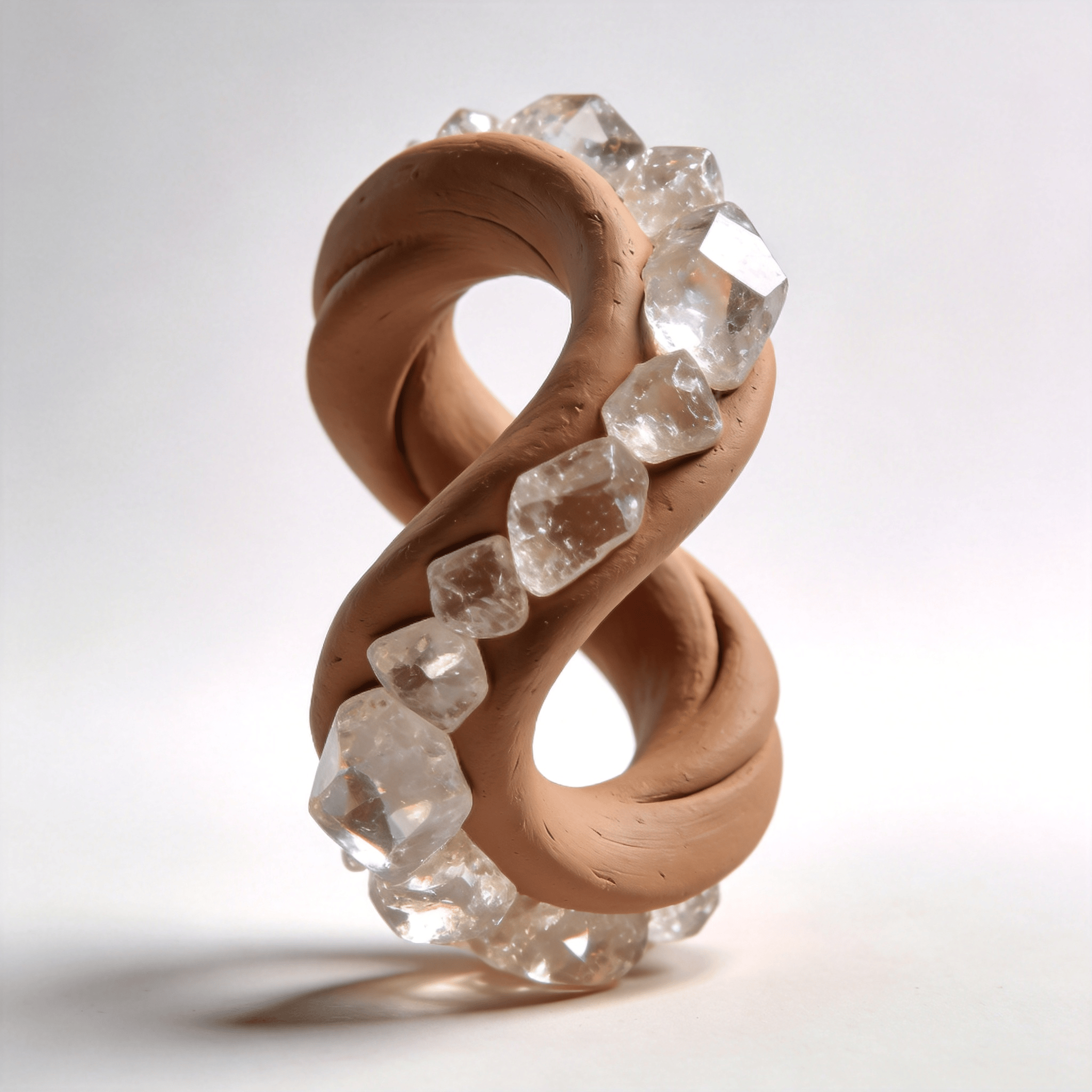 Crystal, Clay Mobius Strip