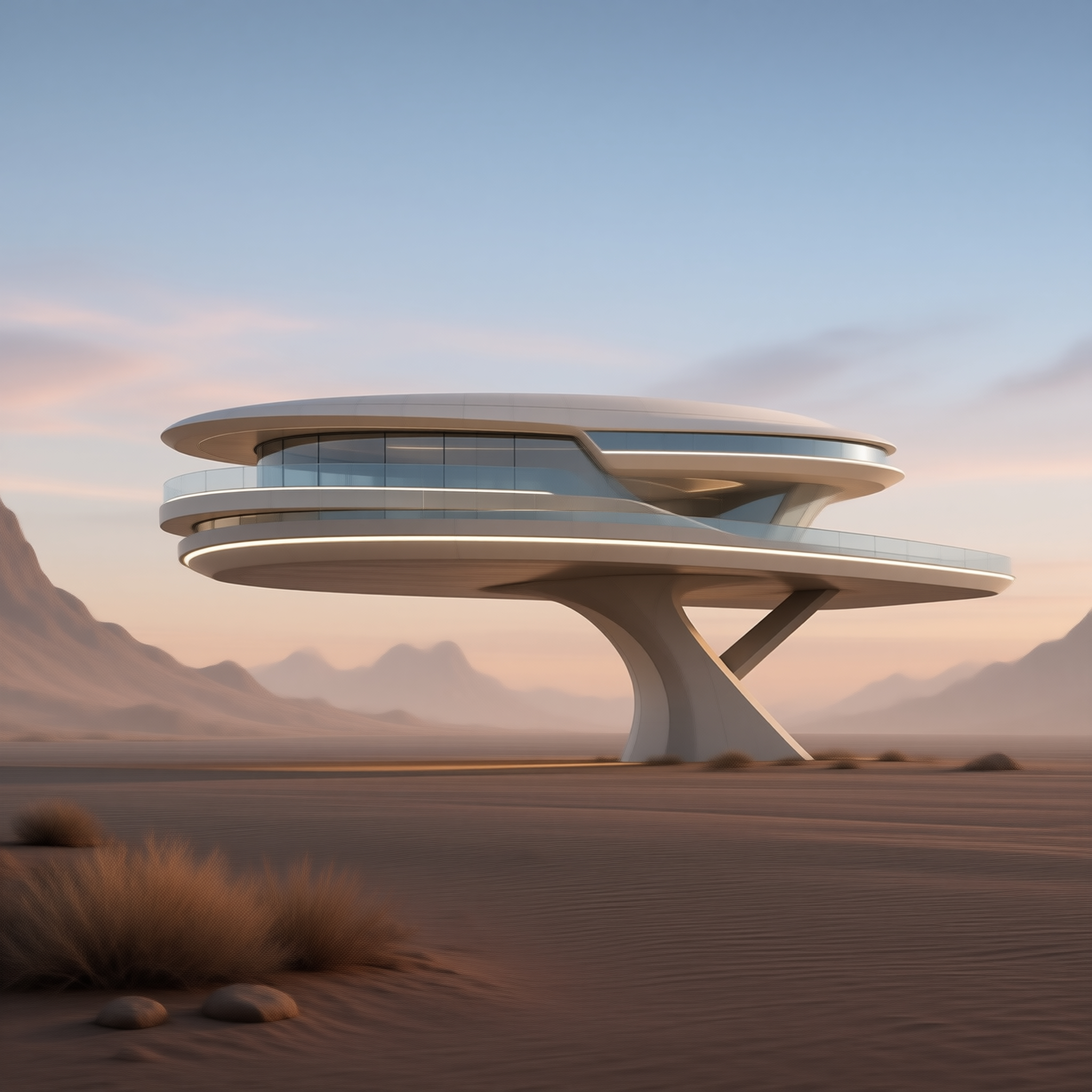 Futuristic Desert Villa