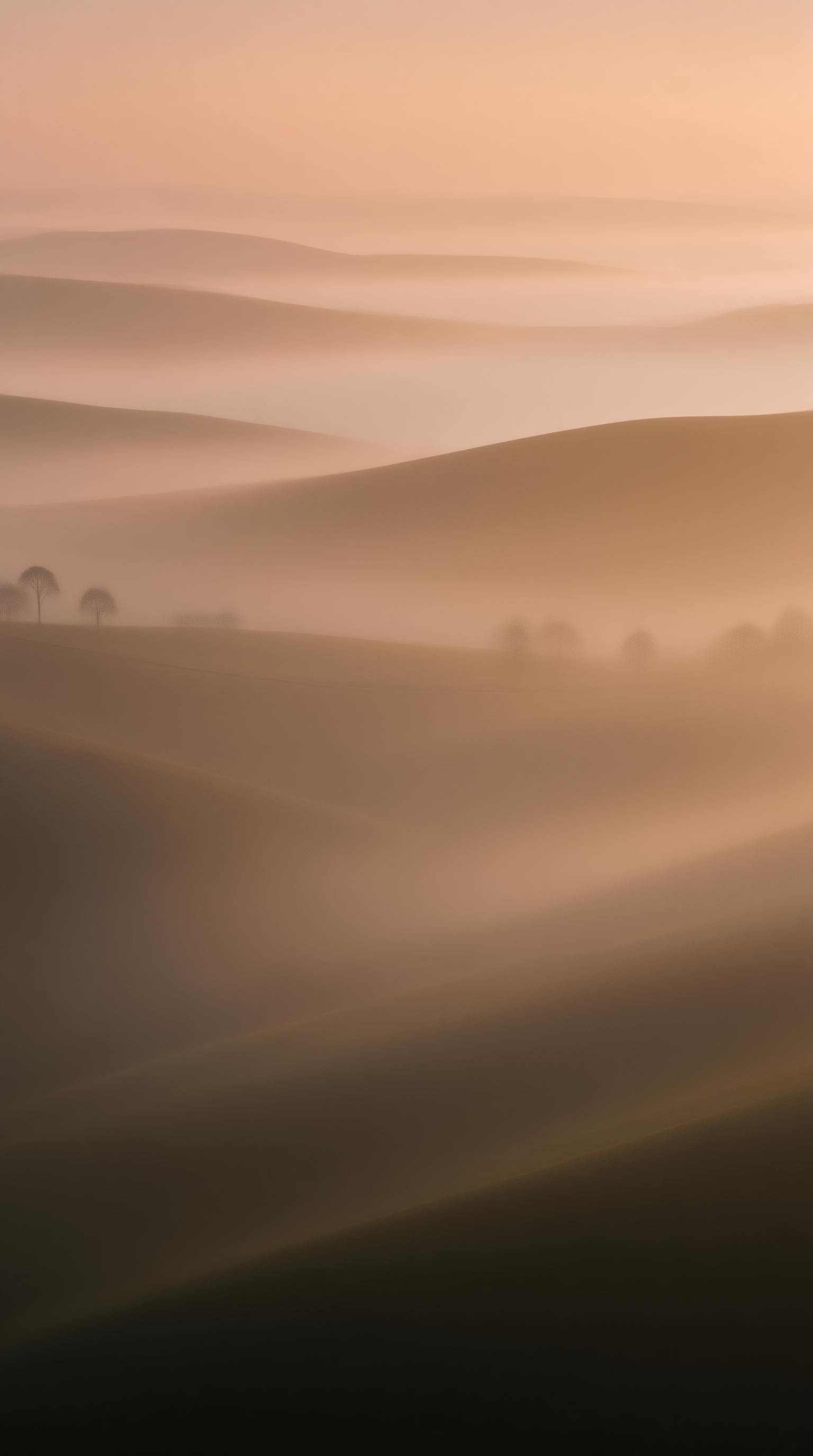 Misty Rolling Hills