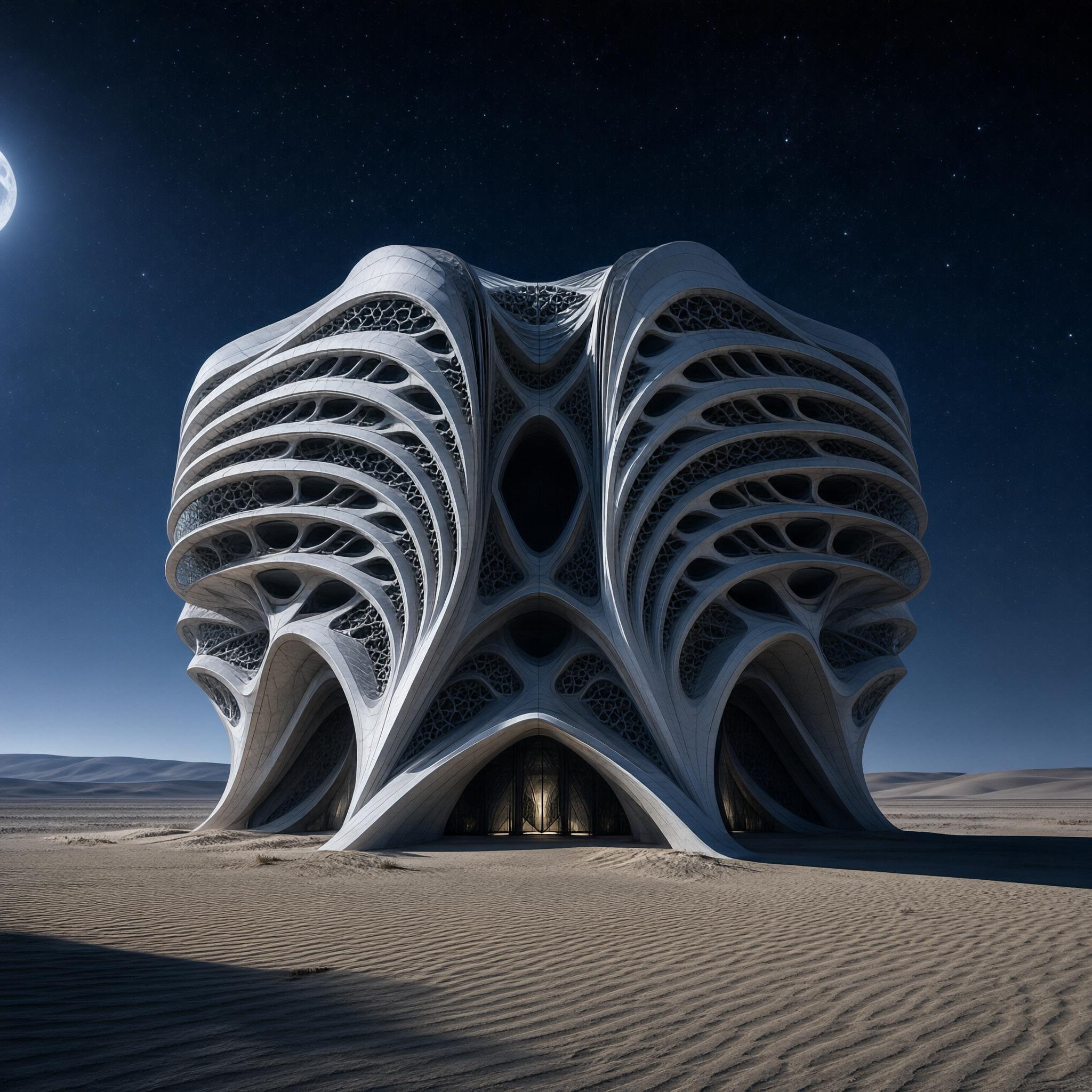 Futuristic Desert Architecture