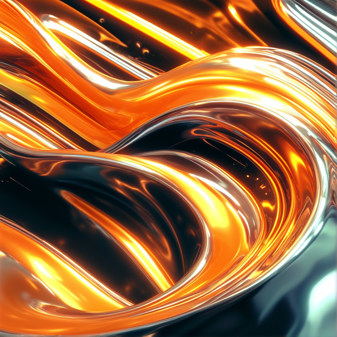 Molten Gold Waves