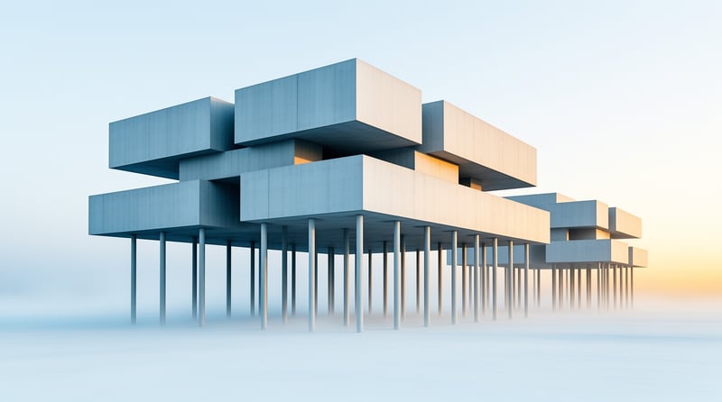 Futuristic Elevated Building