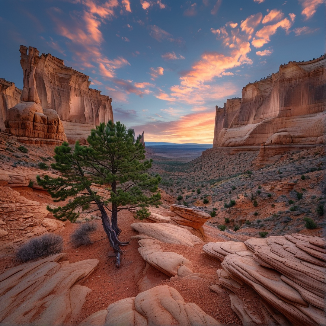 Desert Canyon Landscape