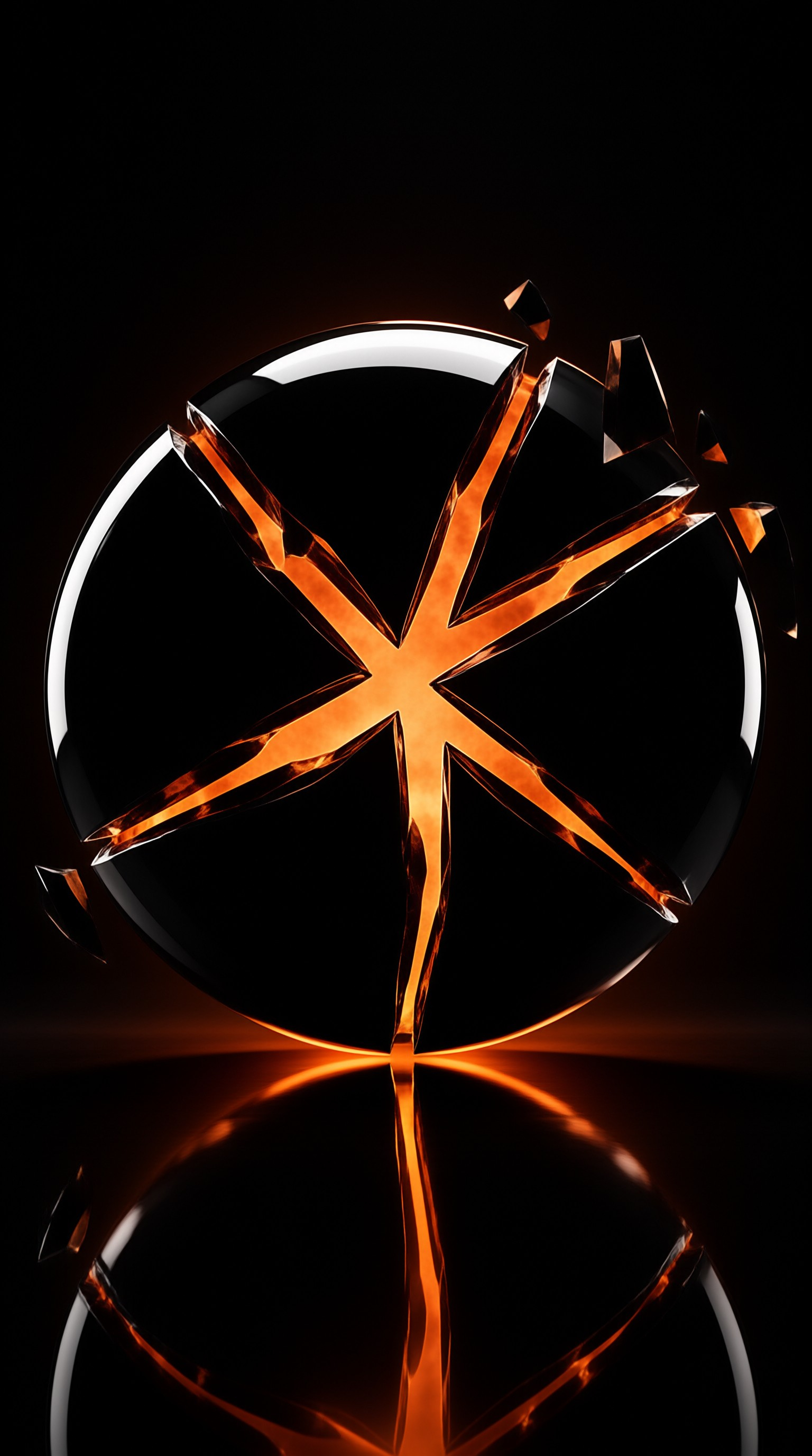 Shattered Black Sphere