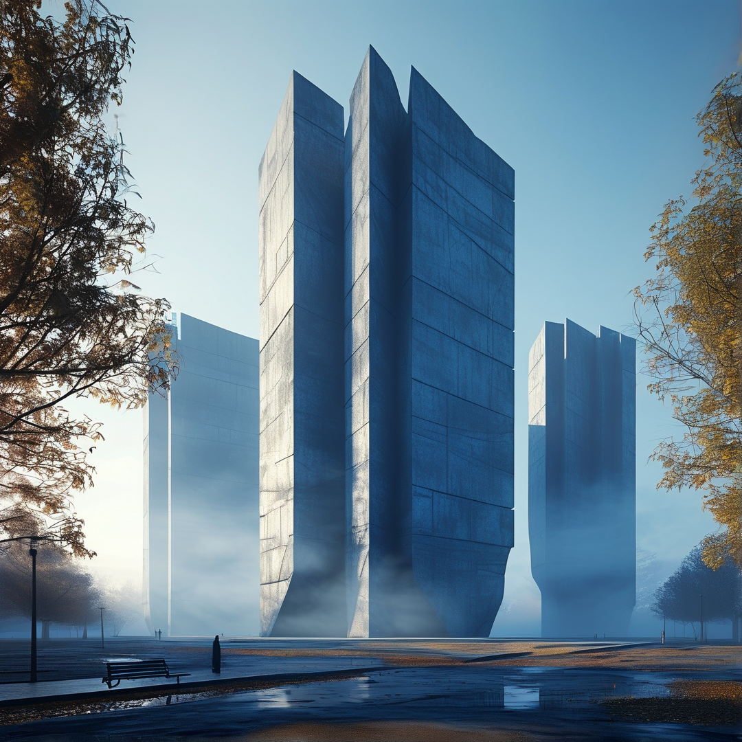 Misty Modern Architecture