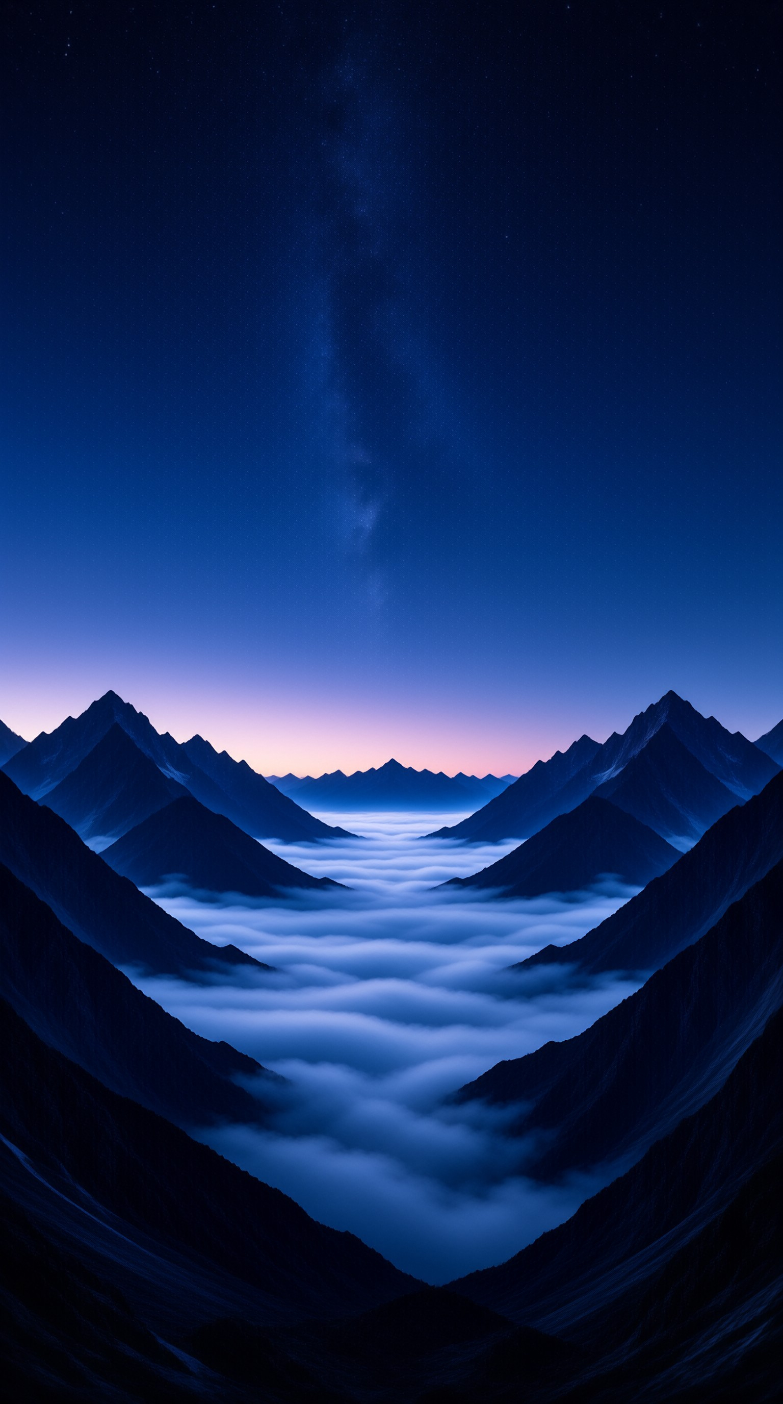 Starry Mountain Night