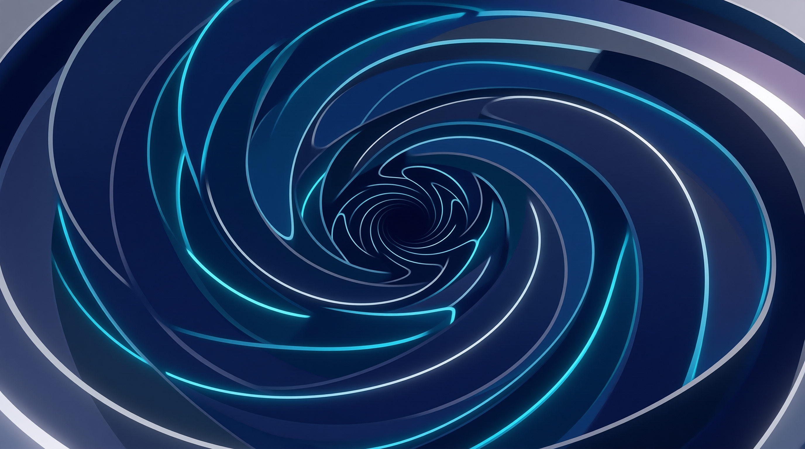 Abstract Blue Vortex