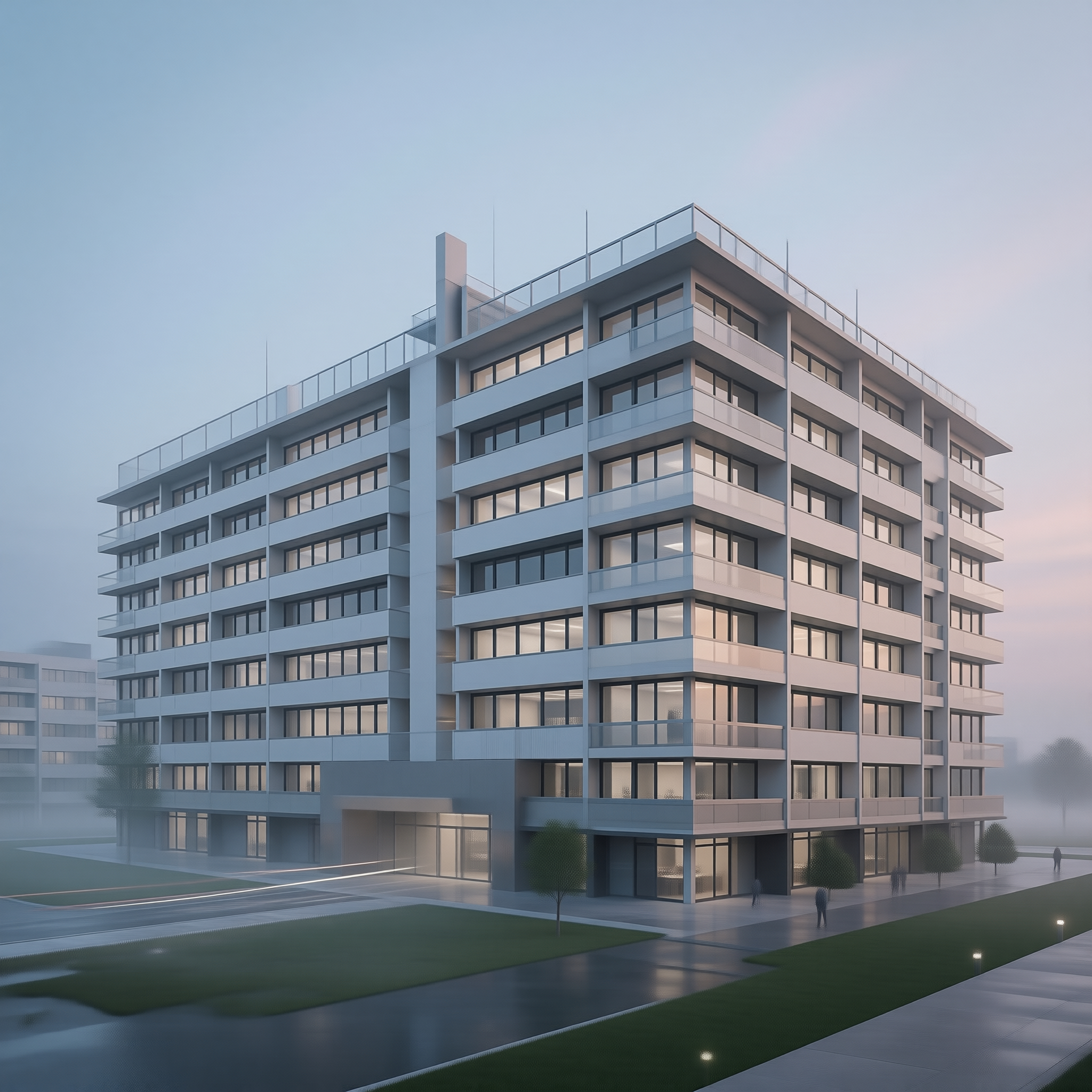 Modern Apartment Building