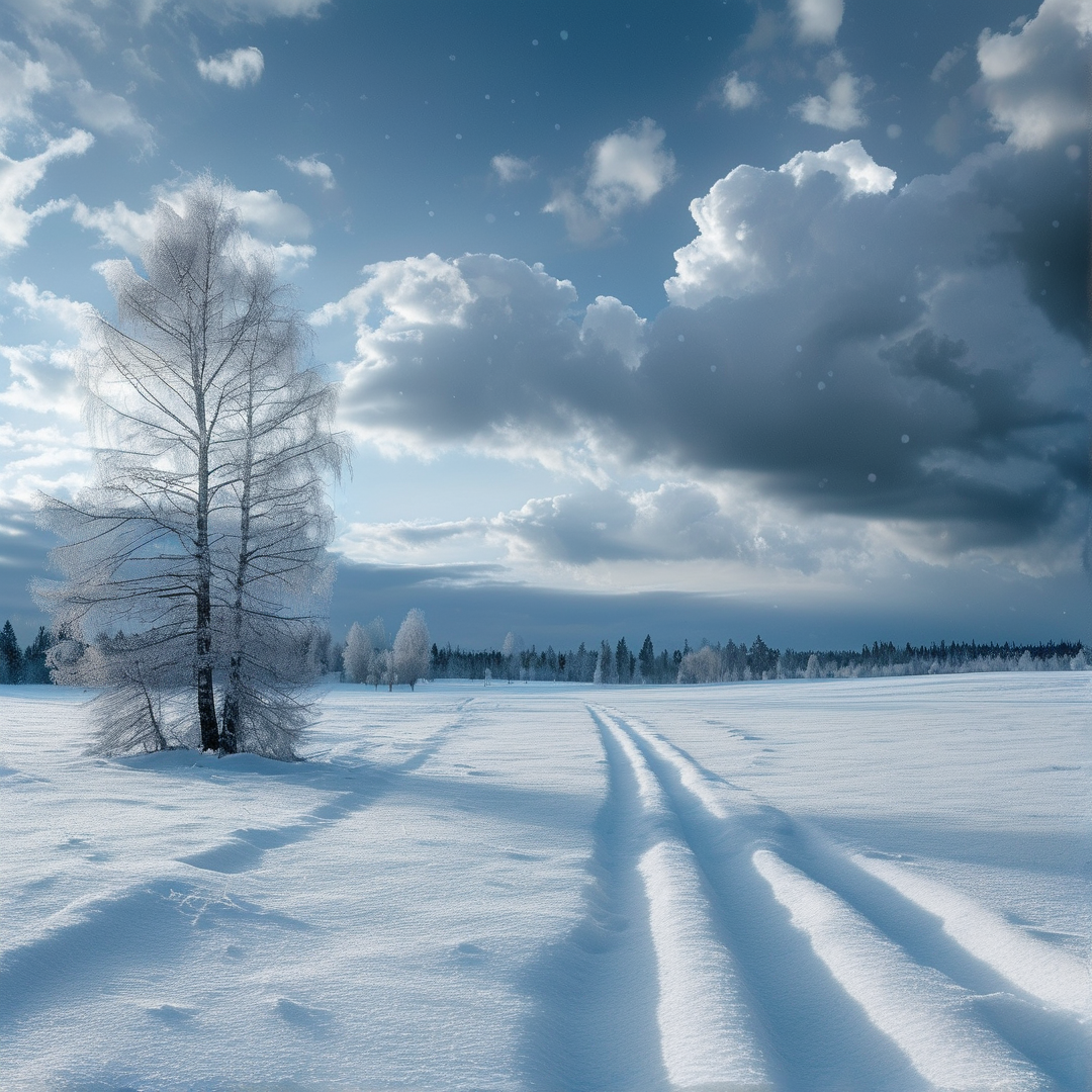 Snowy Winter Landscape