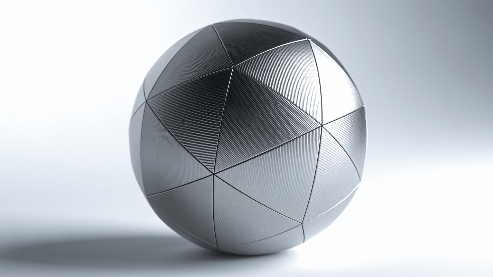 Metallic Geometric Sphere
