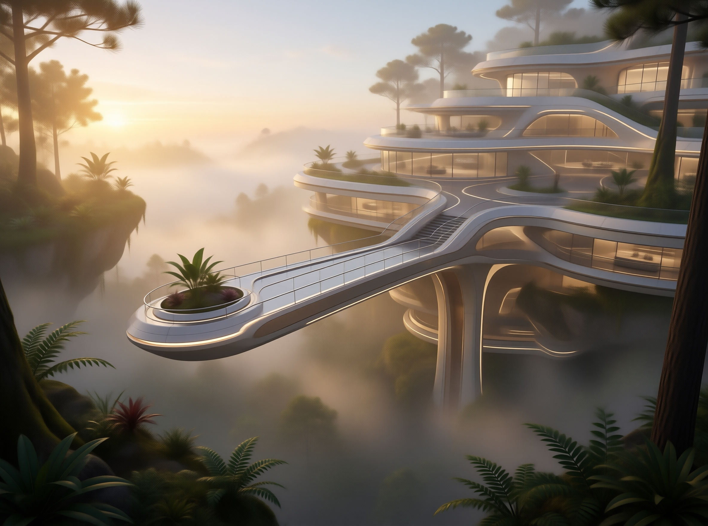 Futuristic Forest Residence