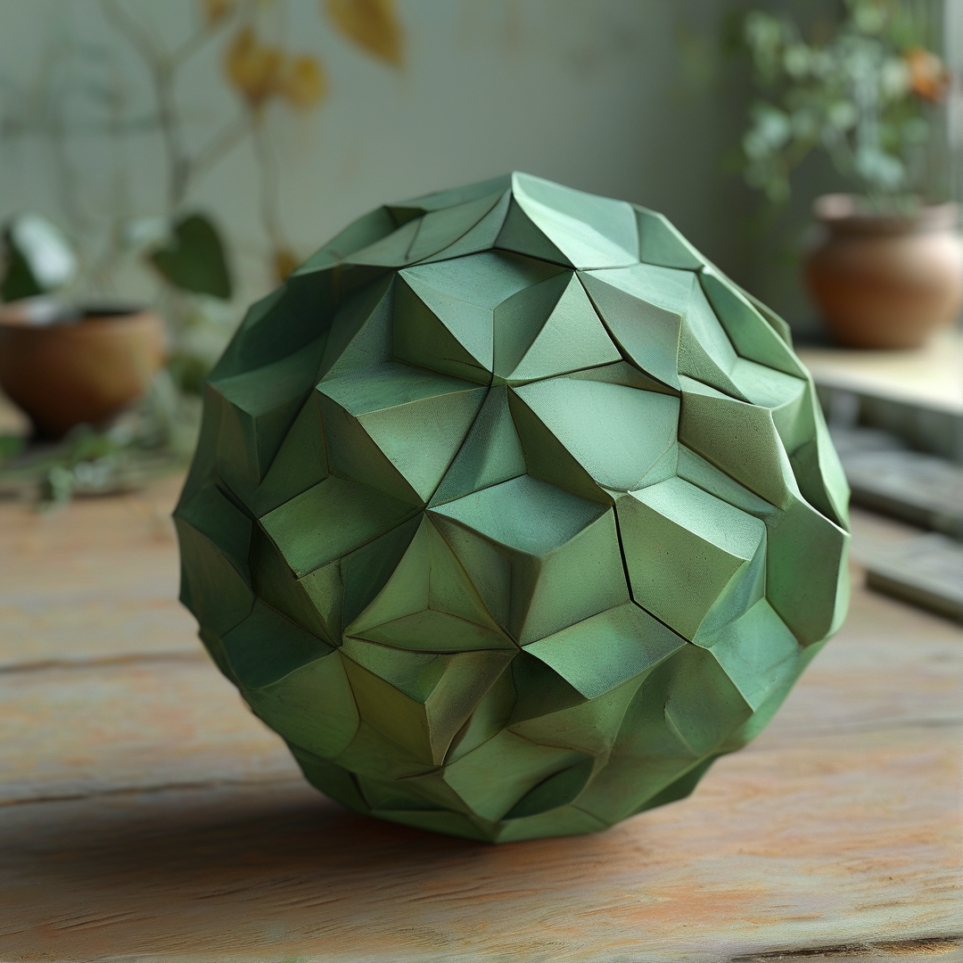 Green Geometric Sphere