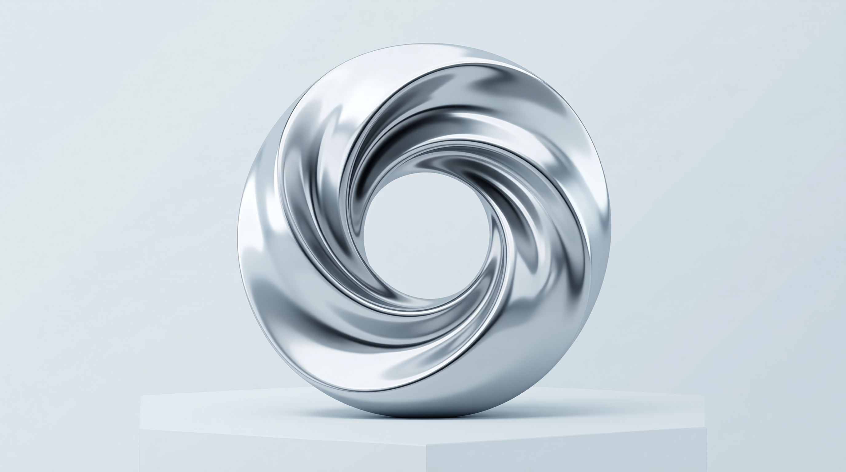 Silver Twisted Torus