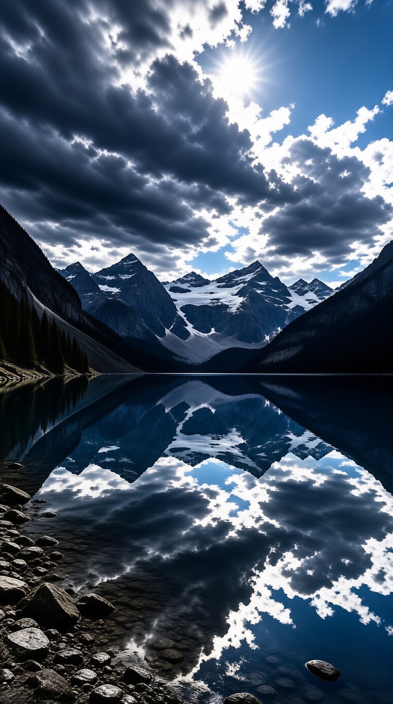 Mountain Lake Reflection
