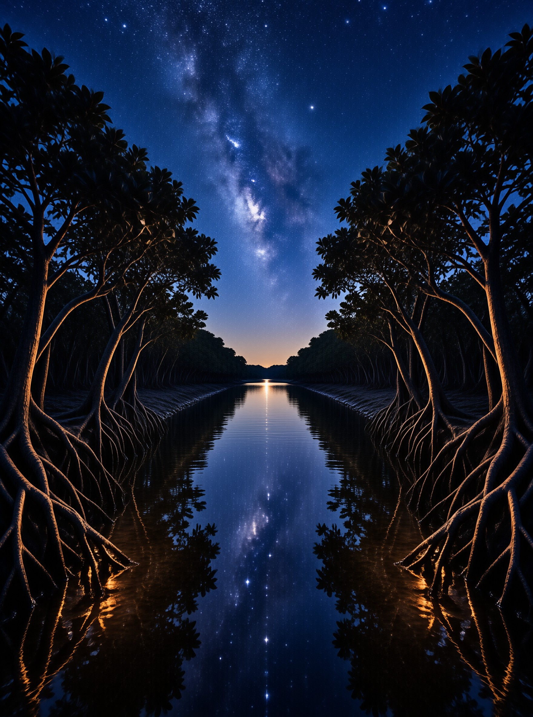 Milky Way Over Mangrove Creek