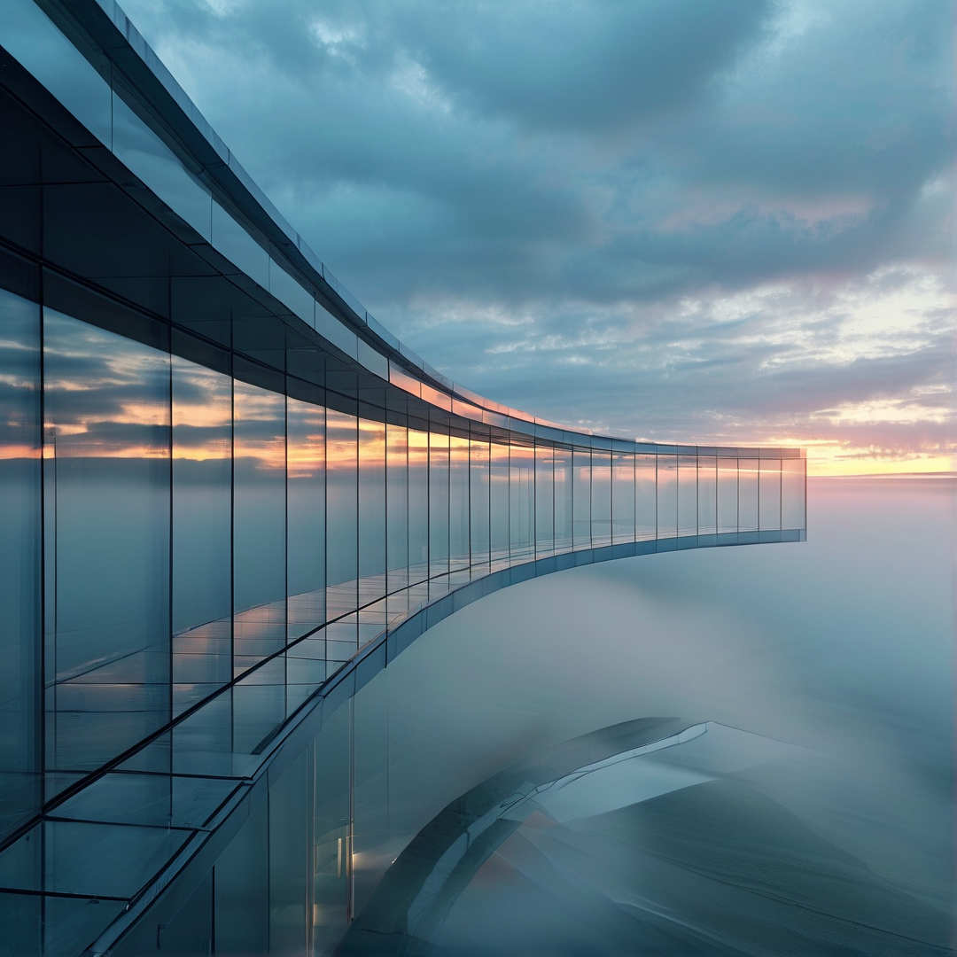 Glass Skywalk Above Clouds