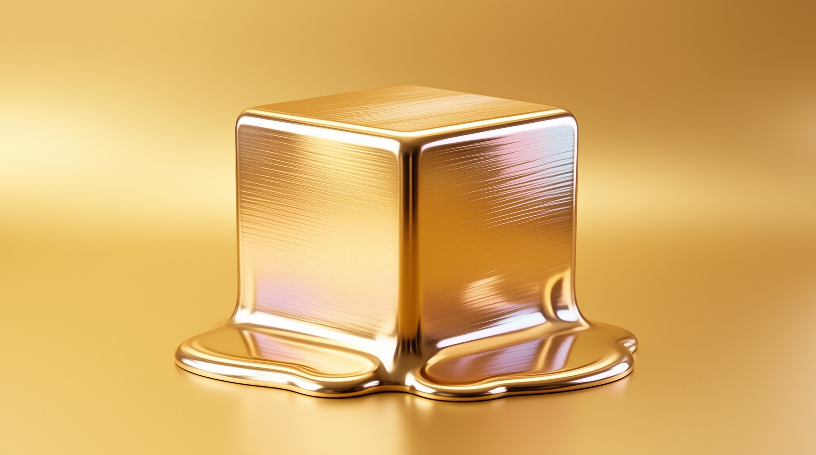 Molten Gold Cube