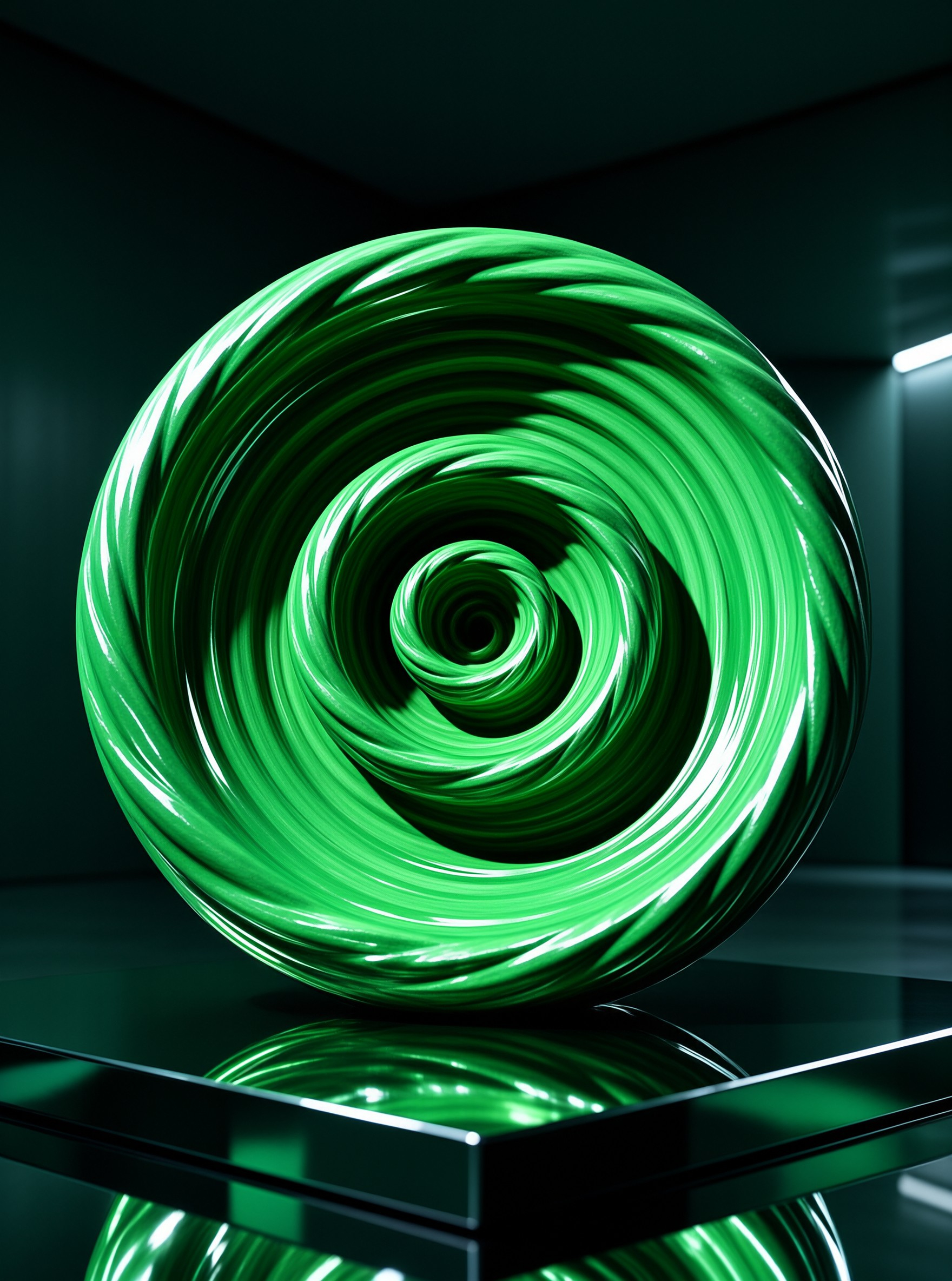 Emerald Green Vortex