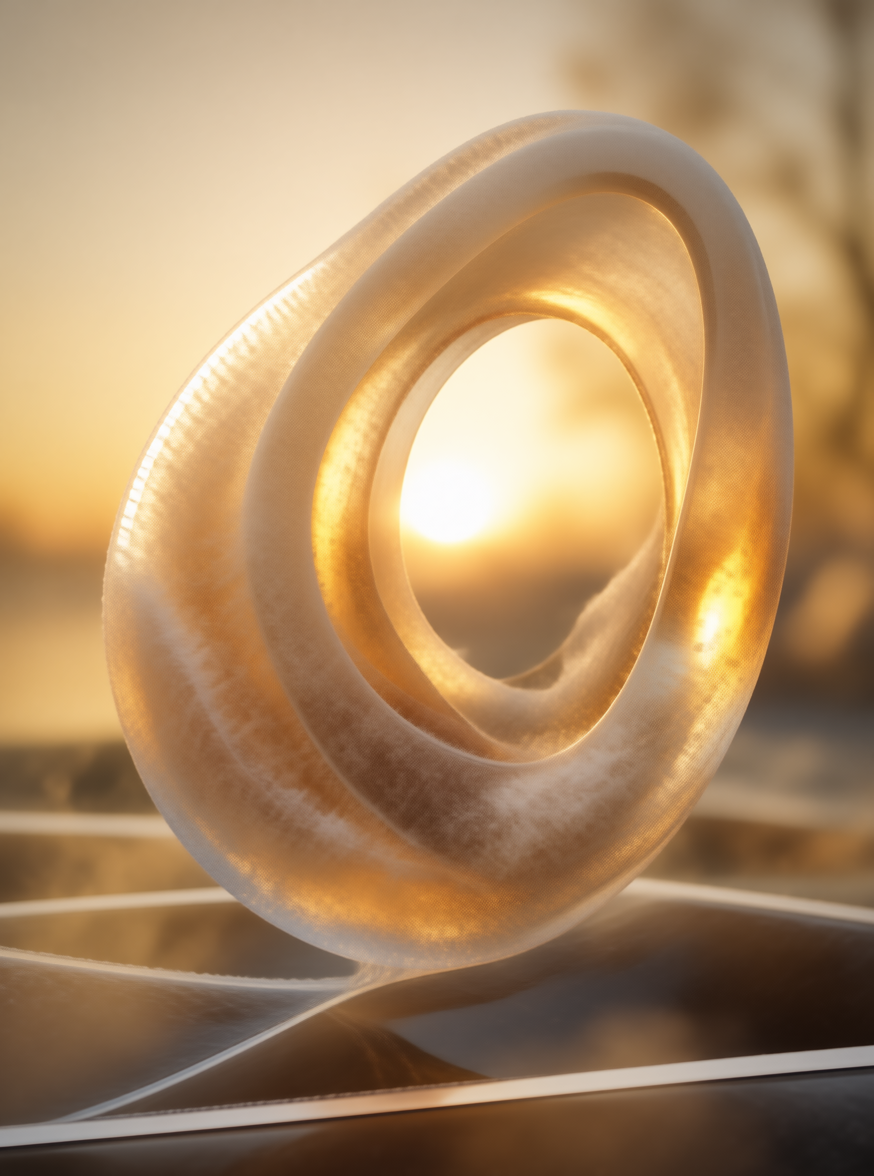 Ivory Torus — Translucent Light Study
