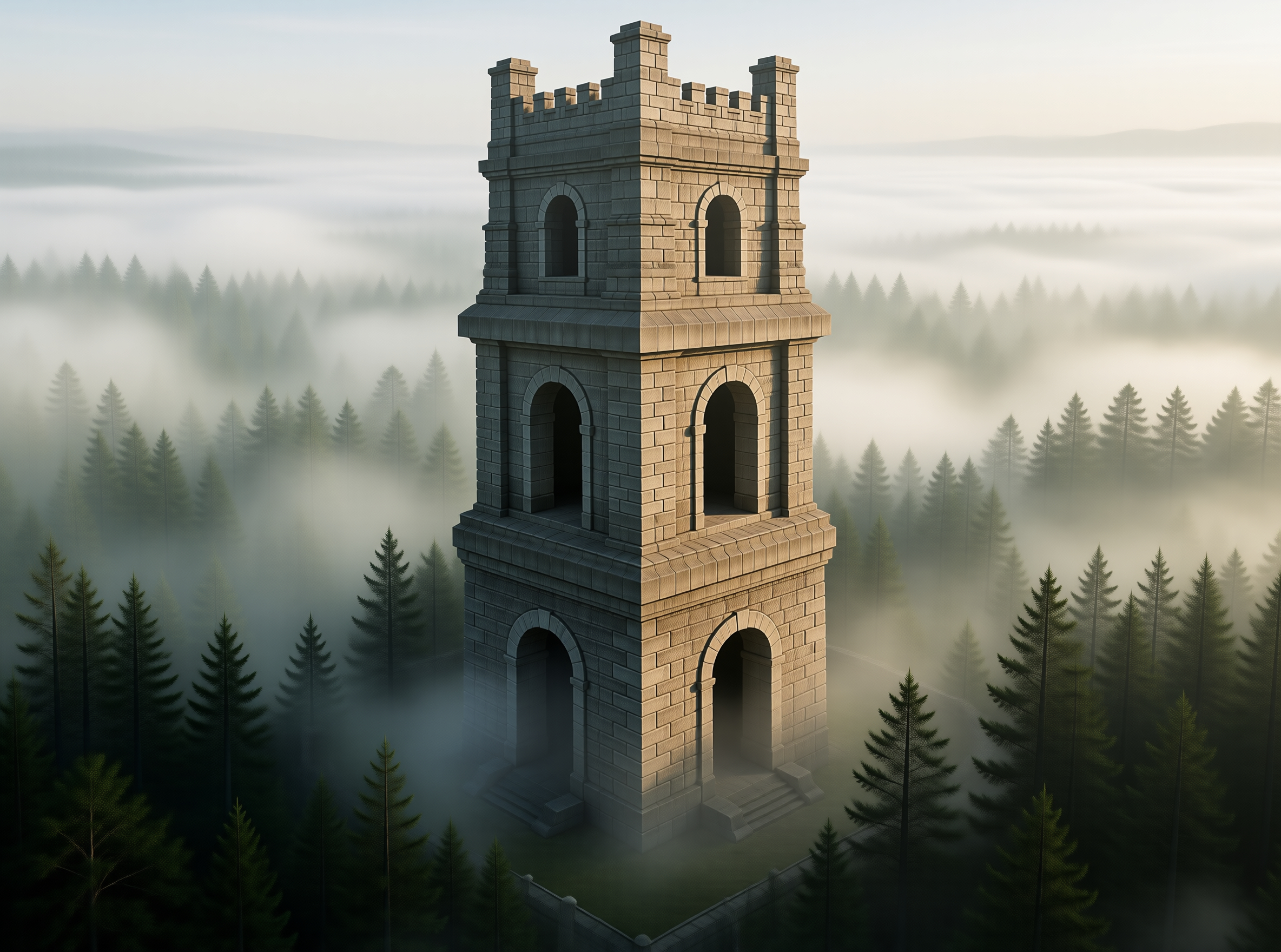 Misty Stone Tower