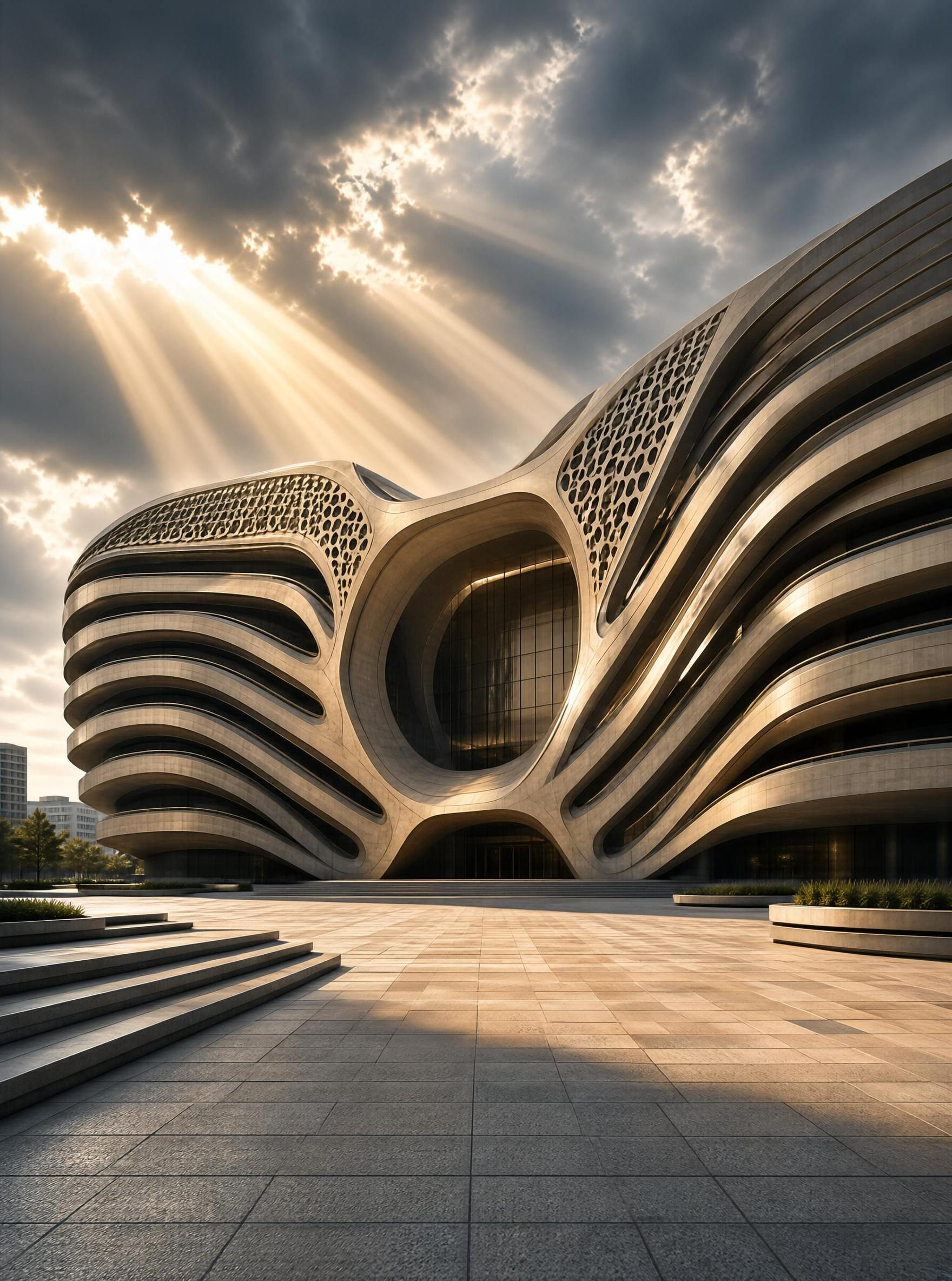 Futuristic Building Design
