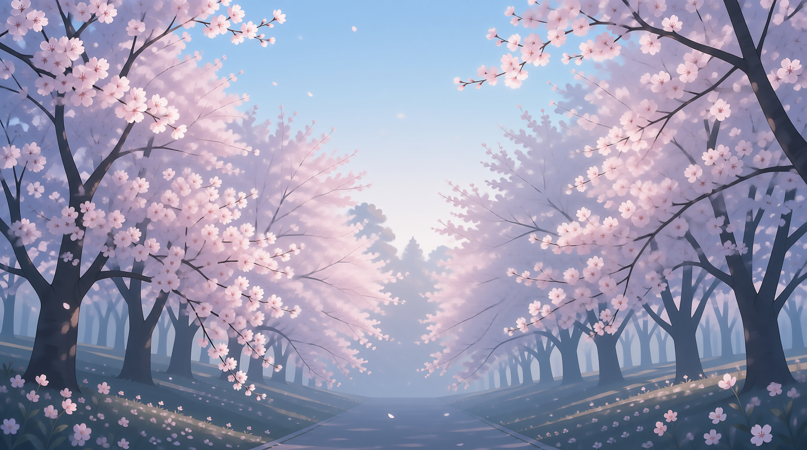 Sakura Misty Path
